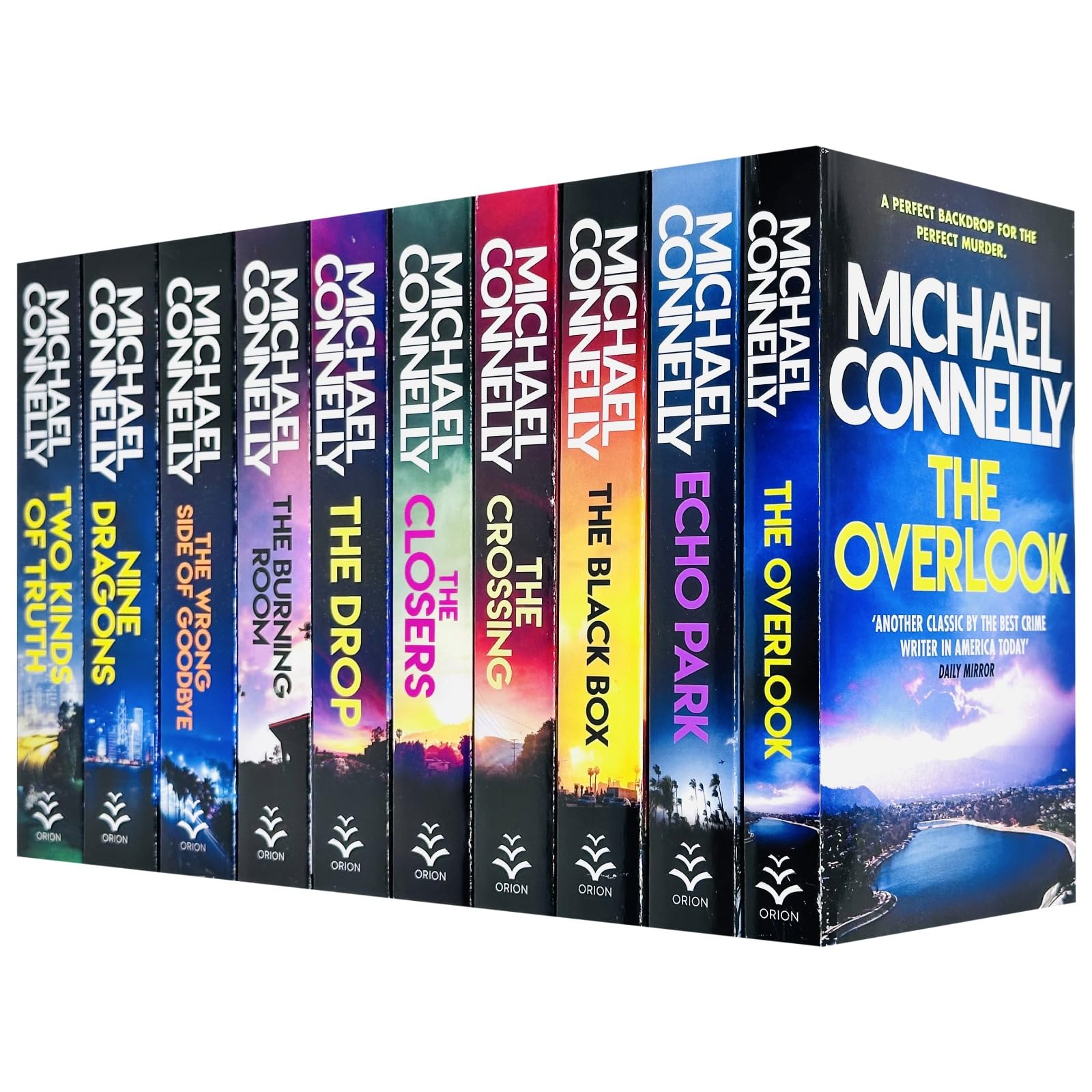 Harry Bosch series by Michael Connelly 10-book paperback collection set featuring crime fiction novels from Hachette UK Ltd.