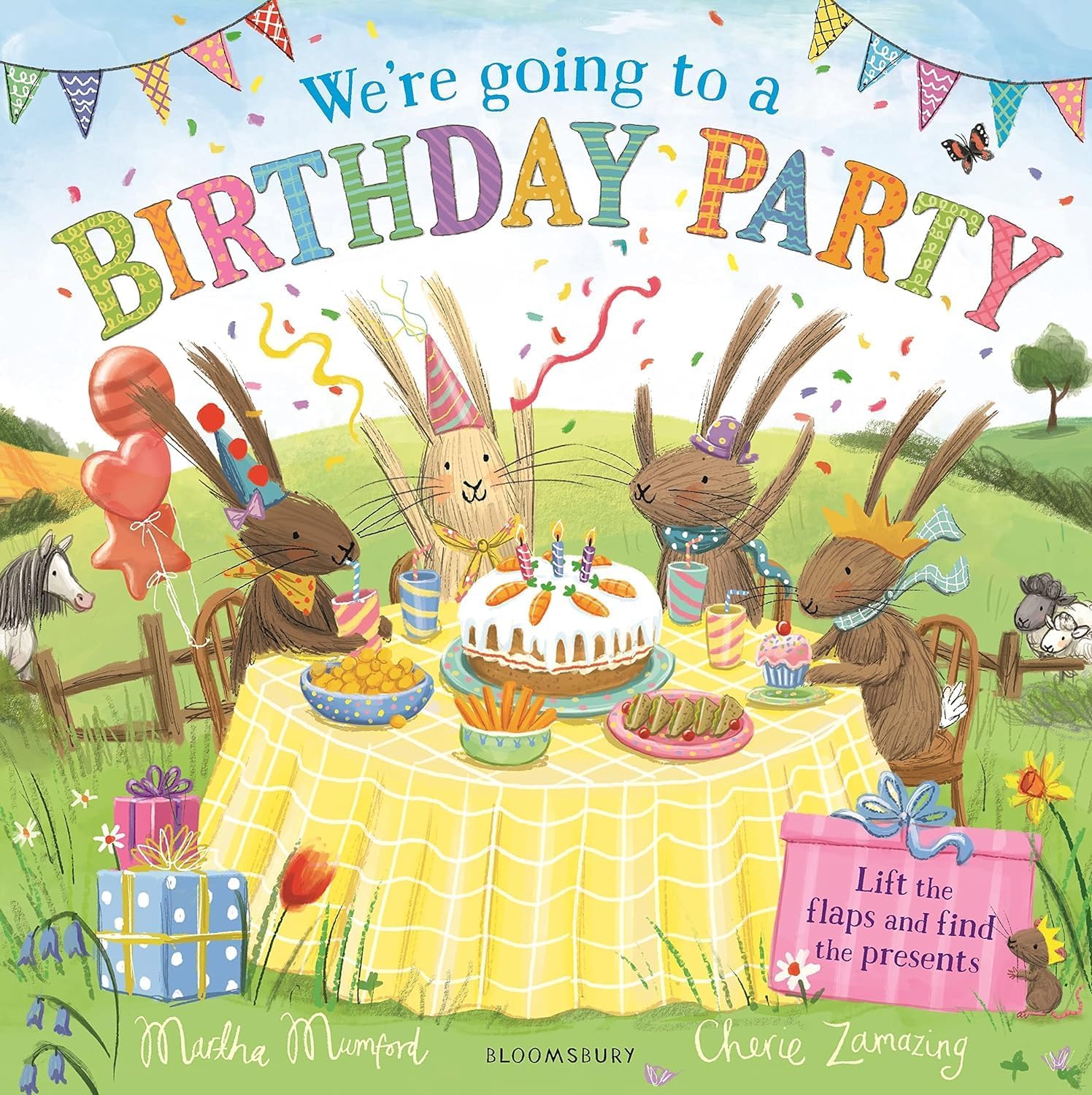 "The Bunny Adventures Series by Martha Mumford, six paperback books for ages 3-7 featuring colorful illustrations."