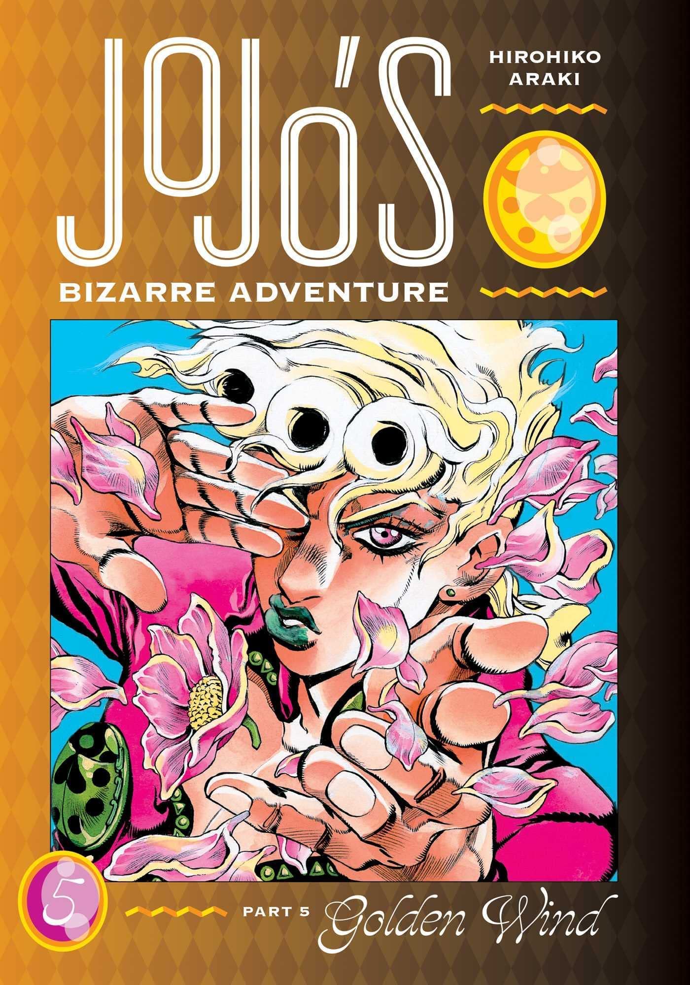 JoJo's Bizarre Adventure hardback book collection by Hirohiko Araki featuring three volumes in vibrant cover designs.