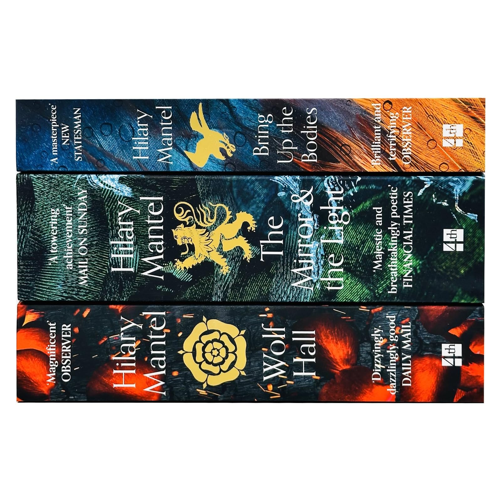 Hilary Mantel Collection of 3 paperback fiction books by Hilary Mantel, featuring distinctive cover designs.