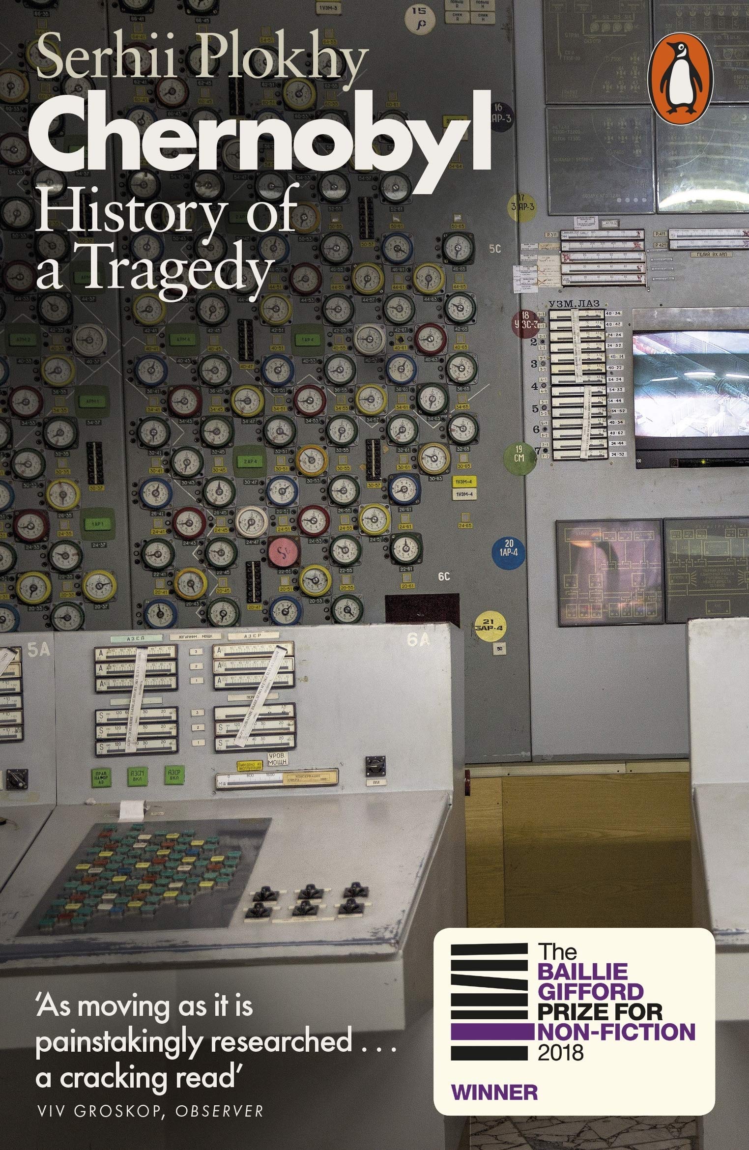 Chernobyl History Duo by Serhii Plokhy, two paperback books on Chernobyl's history, displayed together on a surface.