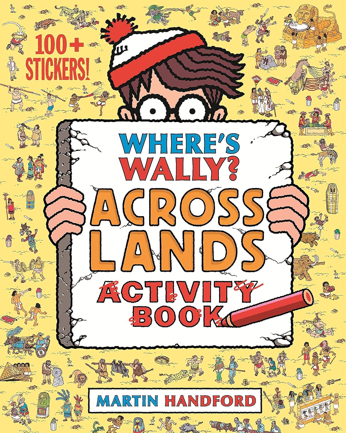 Set of eight Where's Wally books by Martin Handford featuring colorful paperback covers for children ages 5 and up.