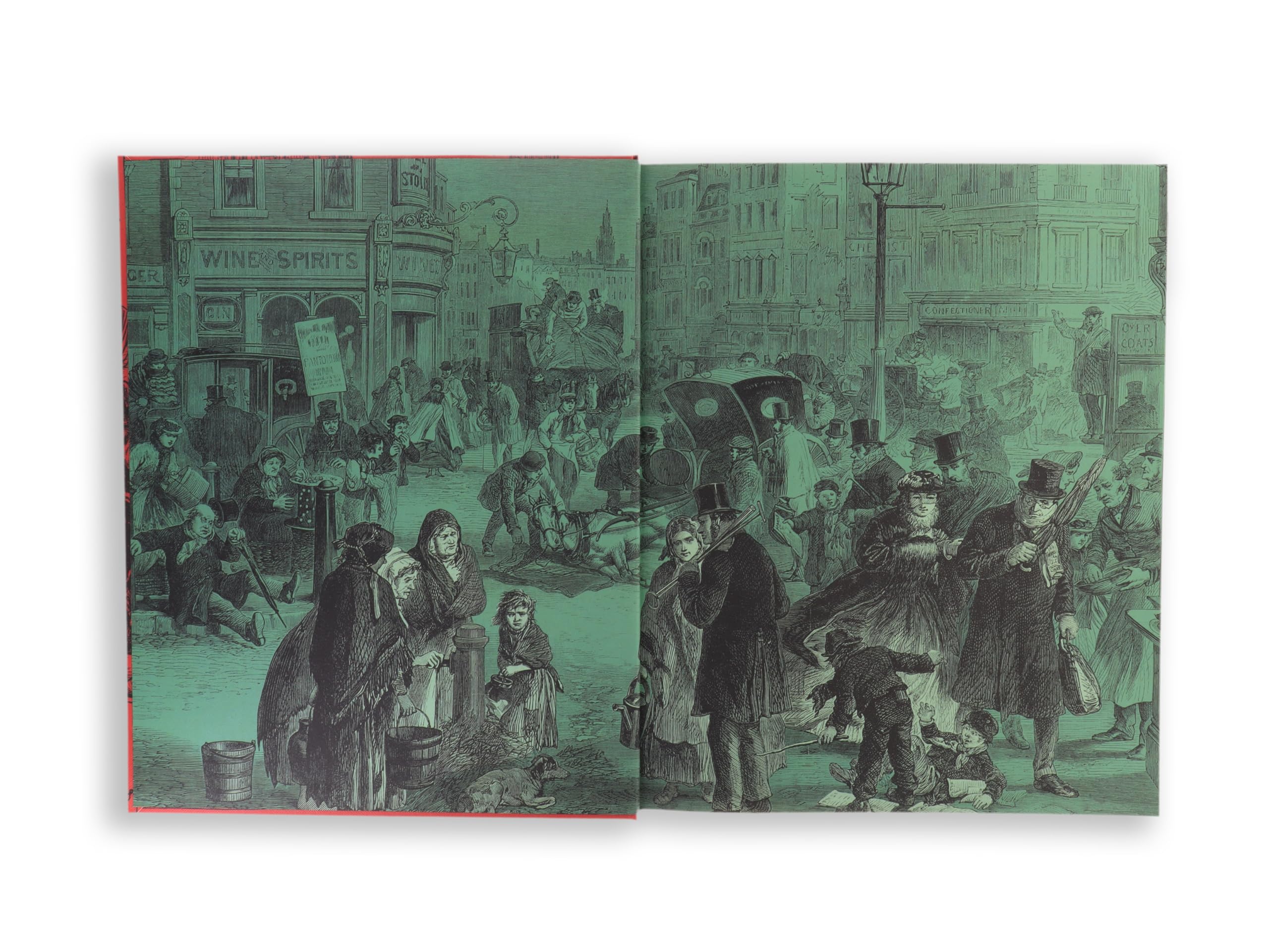 Hardback edition of Charles Dickens' Christmas Stories, featuring classic fiction cover with festive illustrations.