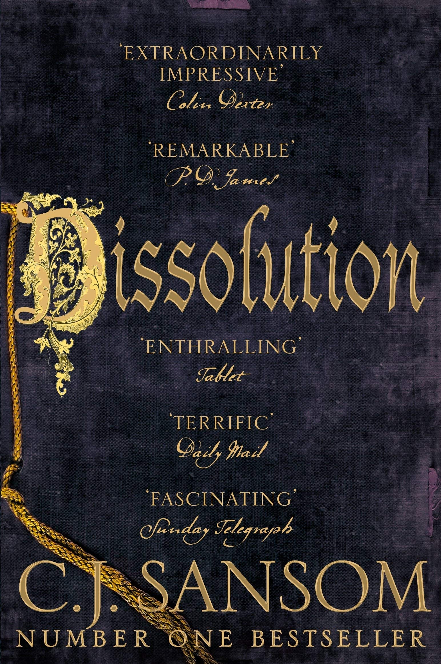 Shardlake Series paperback collection by C.J. Sansom featuring six historical fiction books stacked on a table.