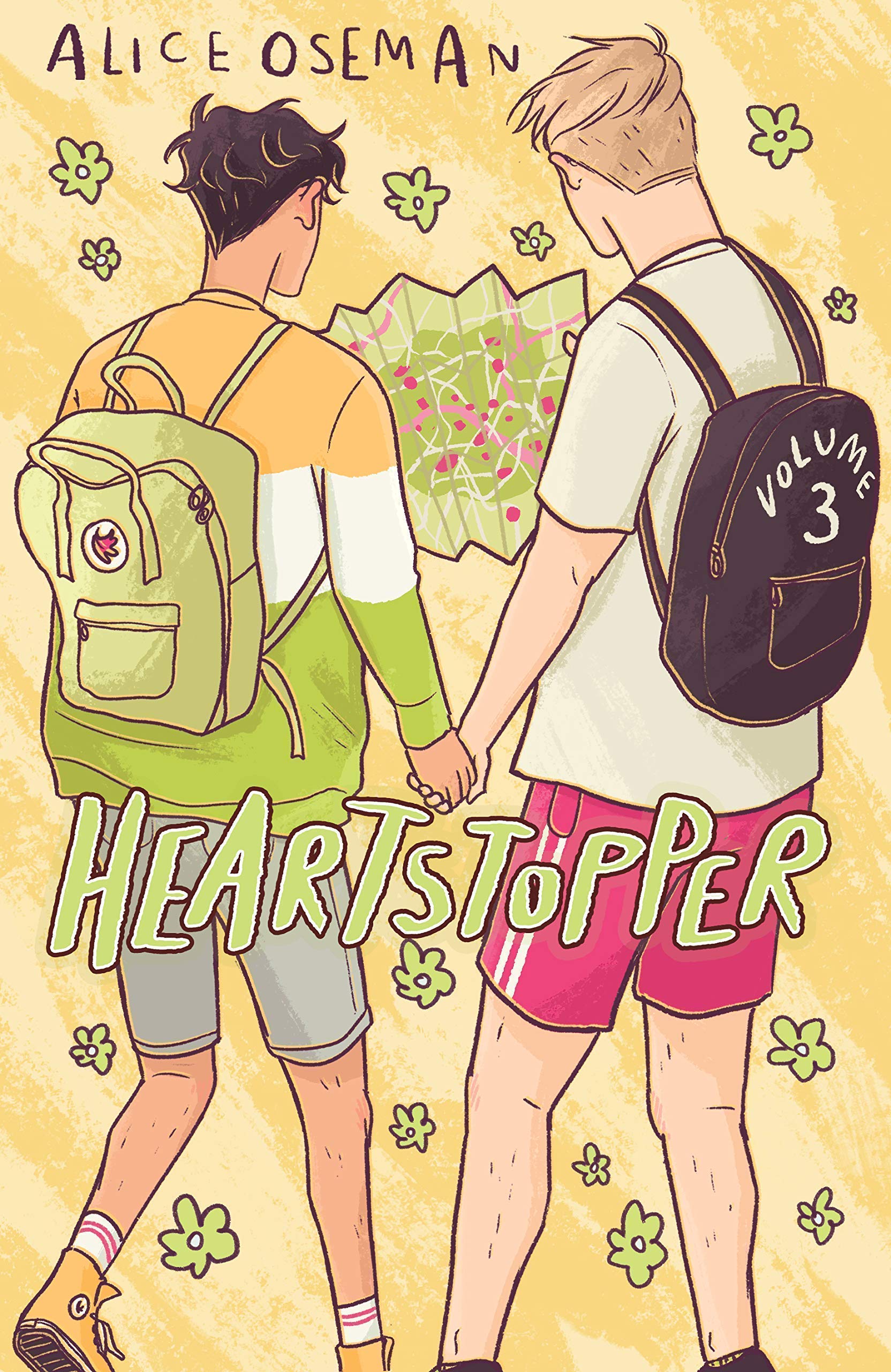 Heartstopper by Alice Oseman, 3 paperback books collection set featuring vibrant covers and engaging characters.