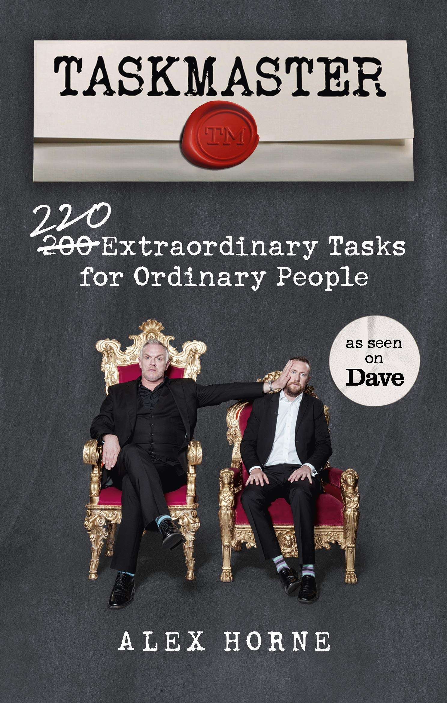 Three paperback books from the Taskmaster Collection by James Acaster, featuring engaging non-fiction content.