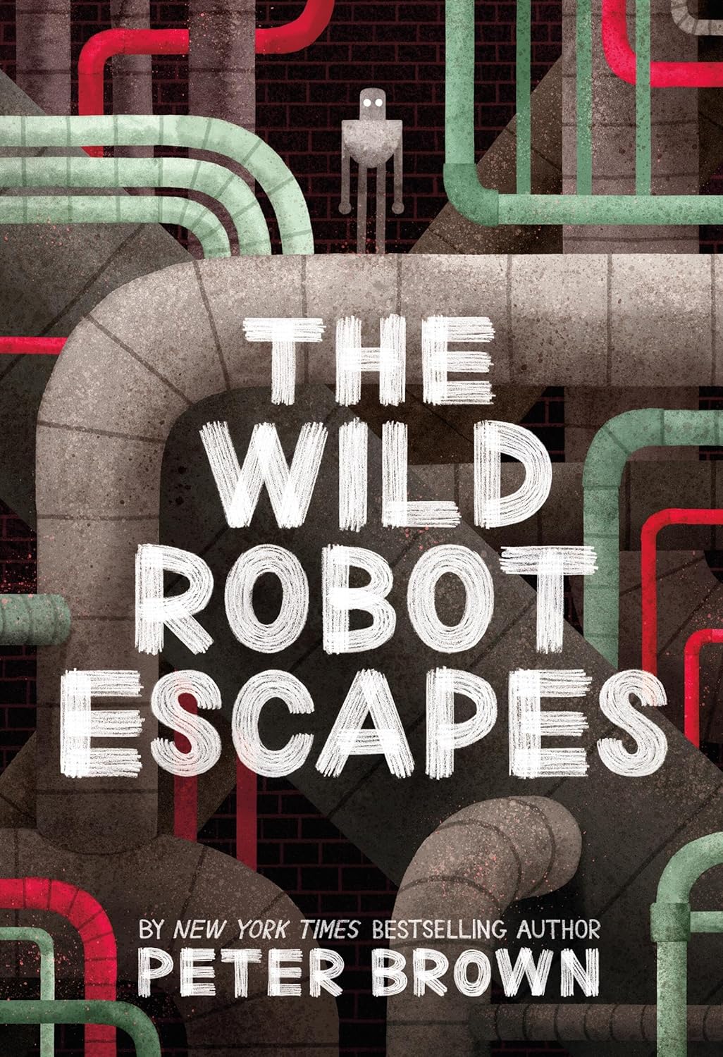 Paperback of The Wild Robot Escapes by Peter Brown, featuring a colorful cover illustration from Little, Brown Books for Young Readers.
