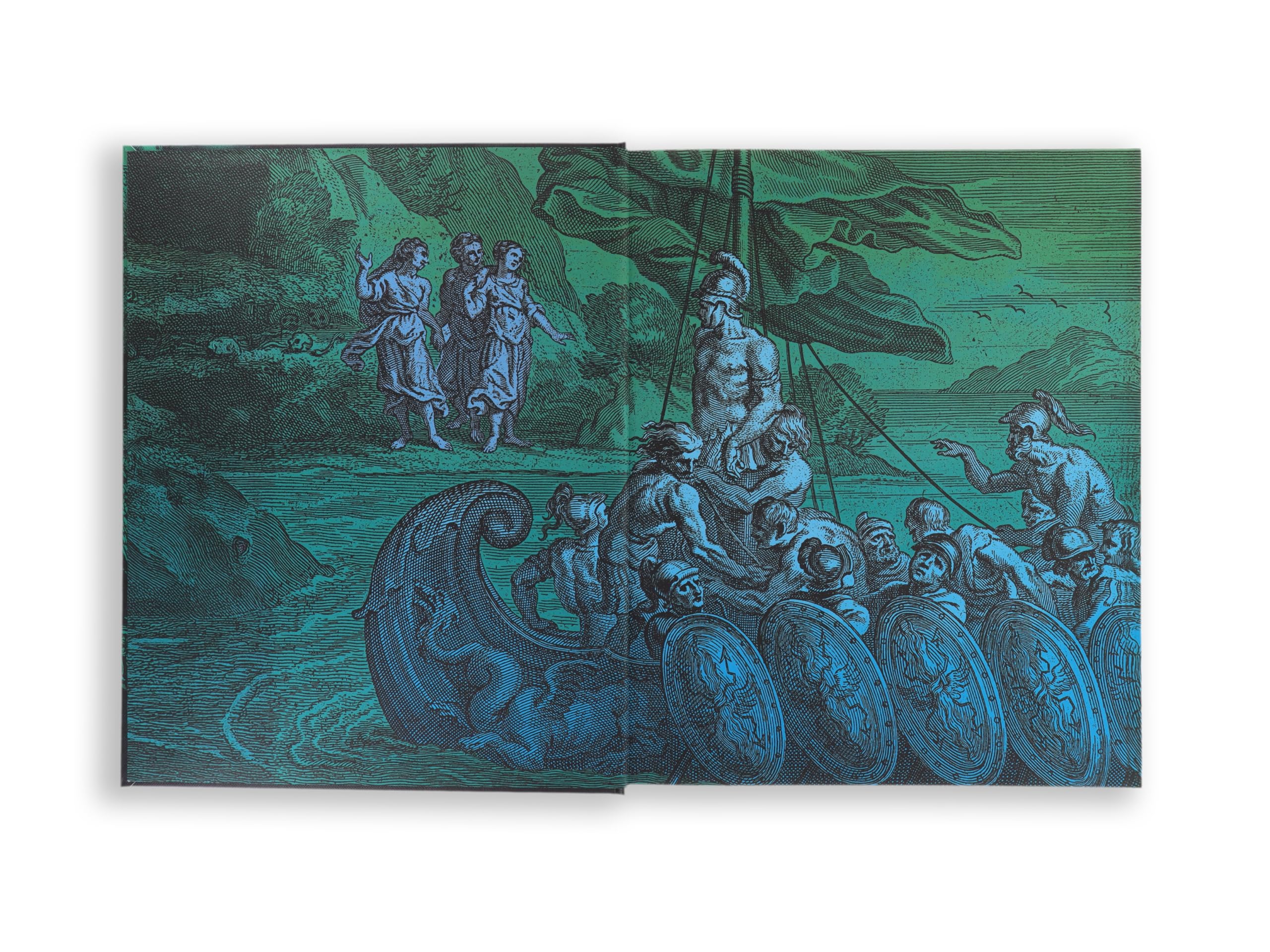 Hardback edition of "The Odyssey" by Homer, translated by Alexander Pope, featuring a classic cover design.