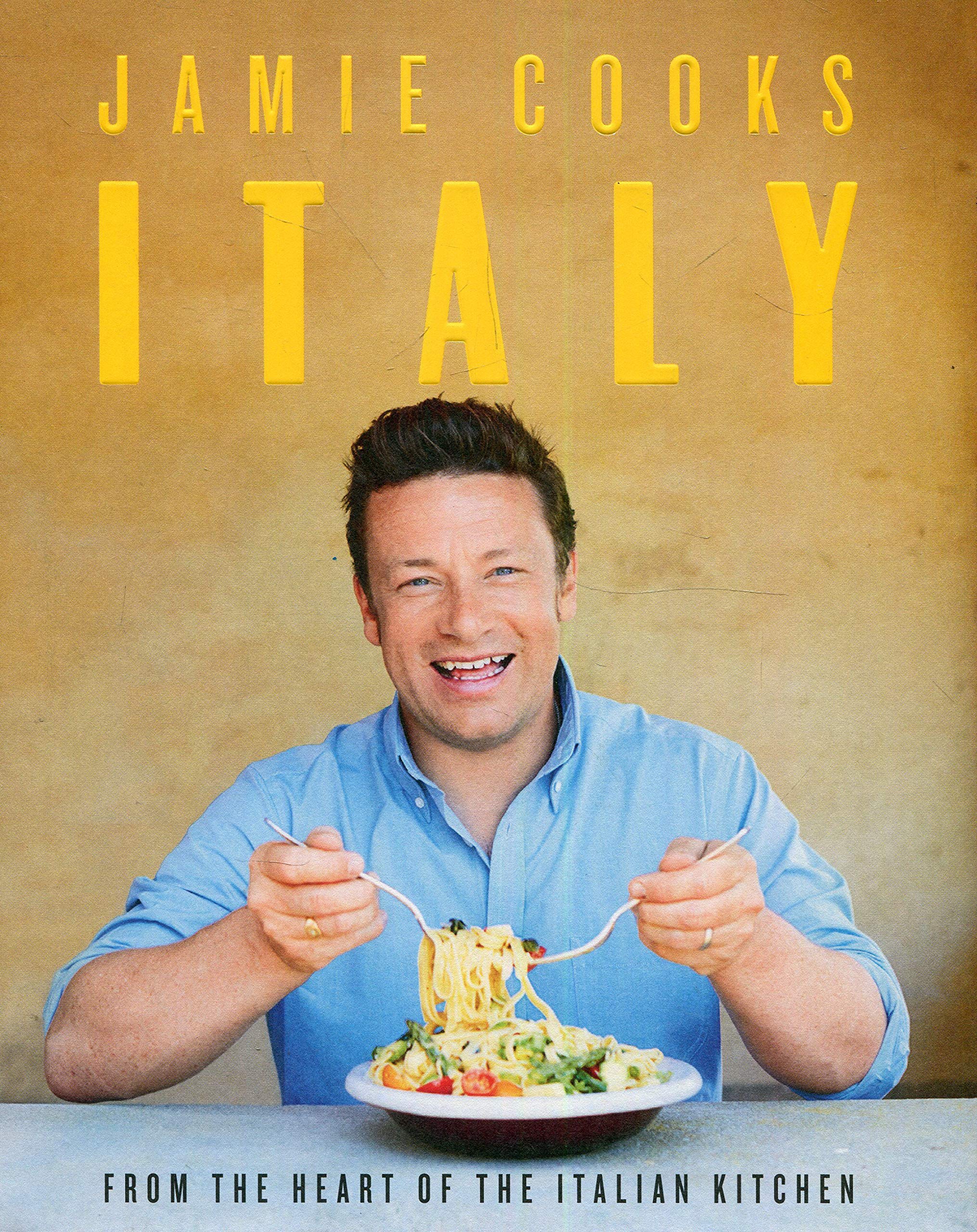 Jamie Oliver 3 Books Collection Set in paperback, featuring vibrant covers and a stacked presentation on a wooden surface.