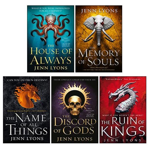 A Chorus of Dragons 5 Books Collection Set by Jenn Lyons paperback front cover