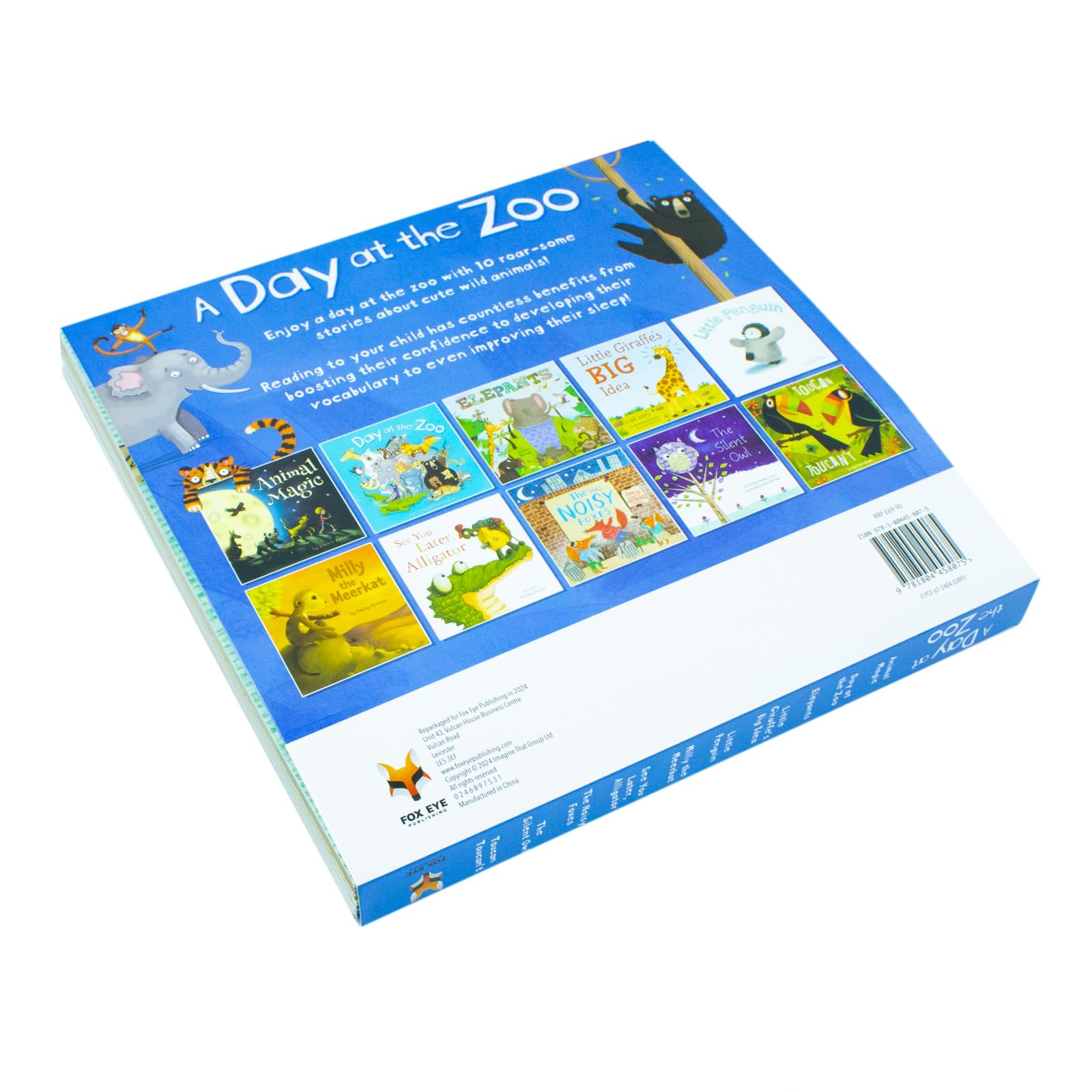 Individual book covers from the set including Little Penguin and See You Later Alligator paperback storybooks
