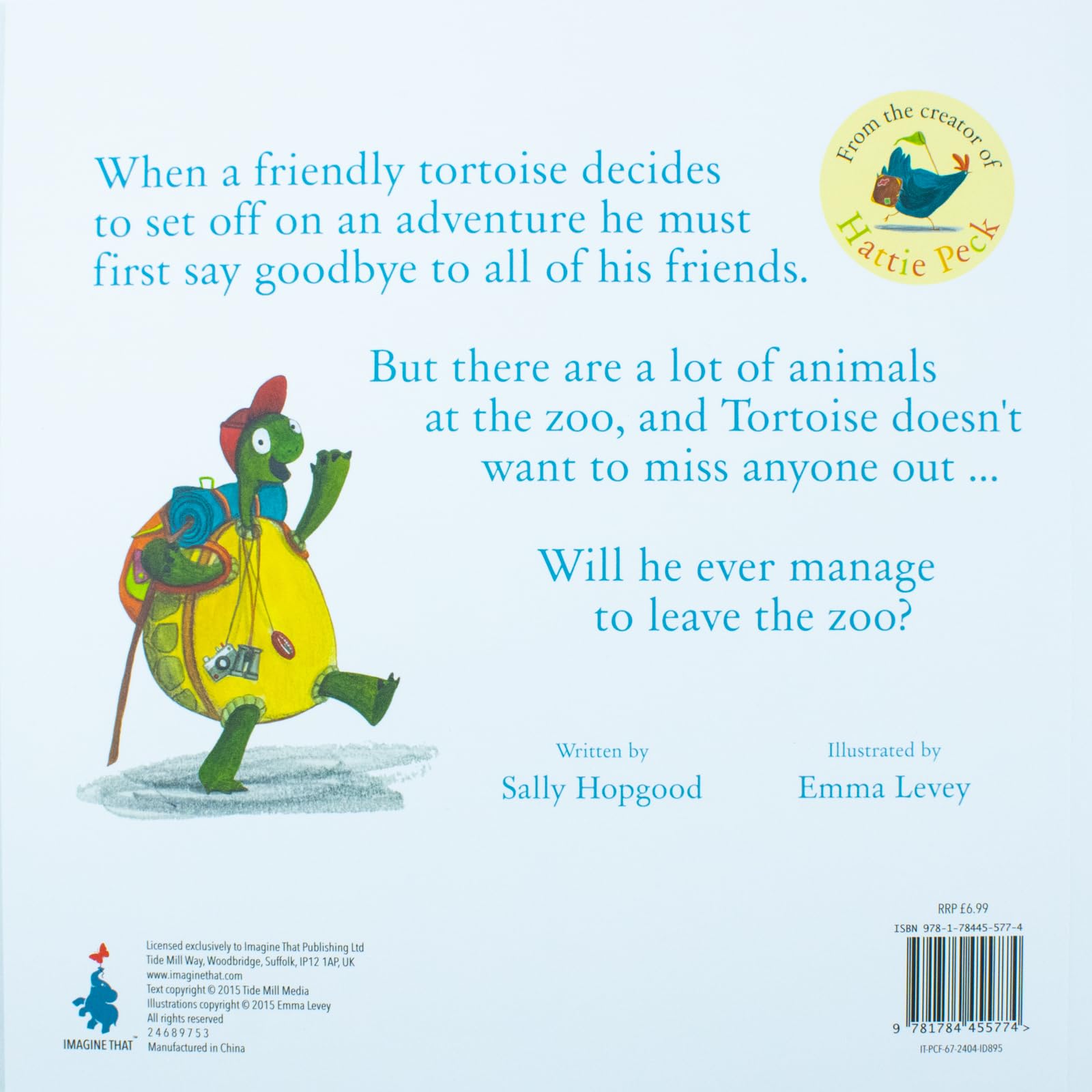 Sample inside page spread from the A Day at the Zoo paperback collection showing illustrated zoo animal artwork