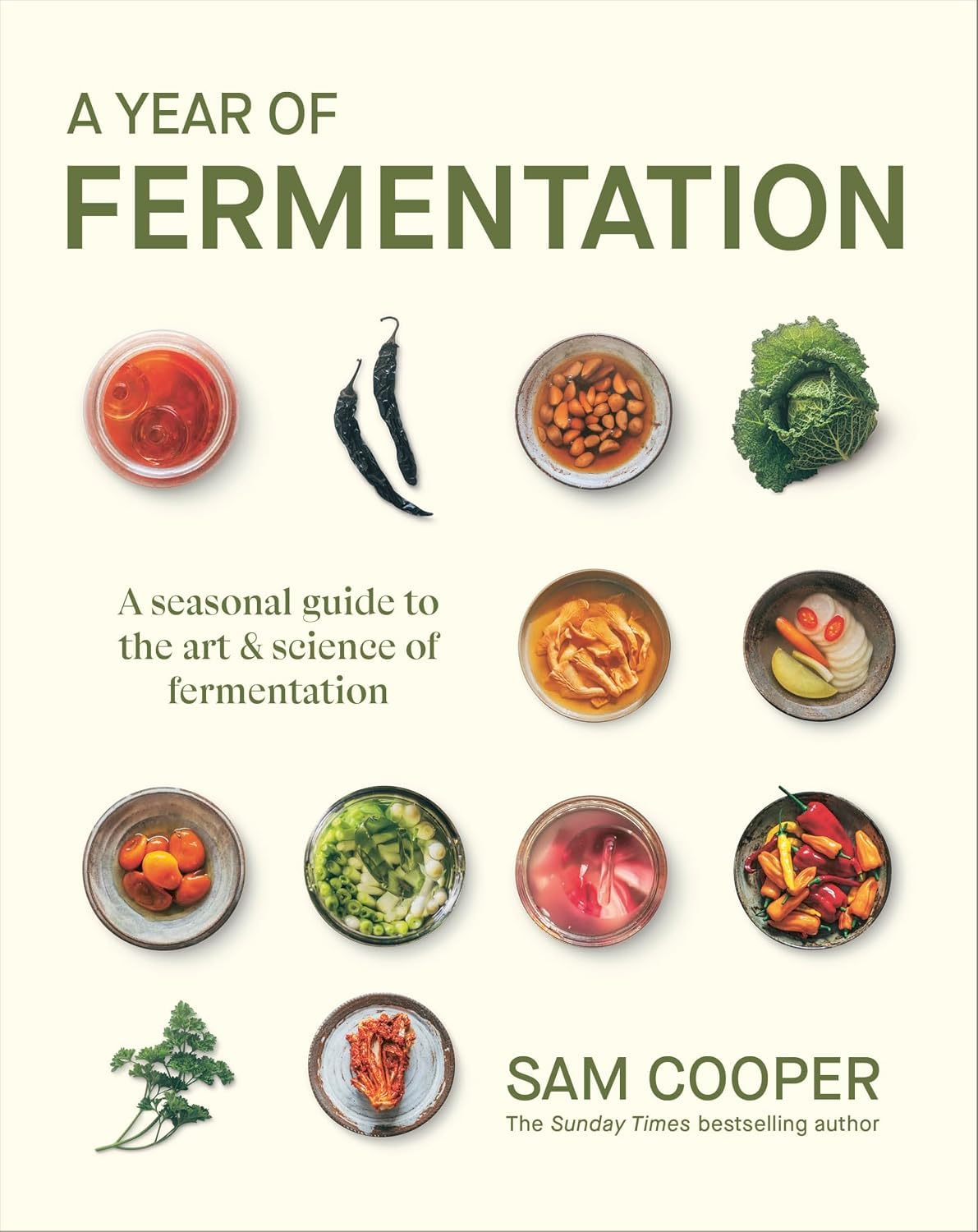 Back cover detail of the A Year of Fermentation and Crazy for Cookies, Brownies & Bars cookbook collection set
