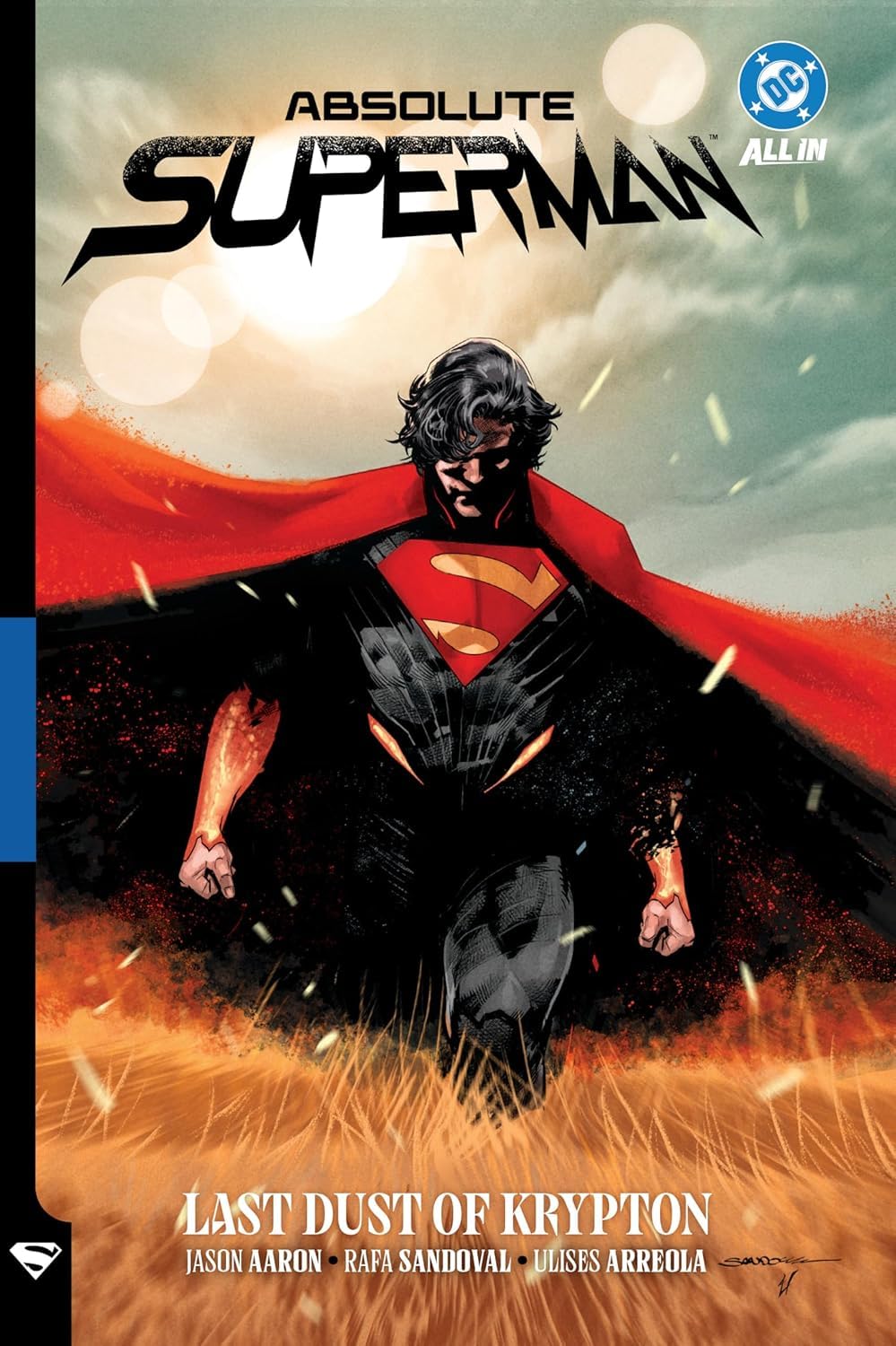 Absolute Superman Vol. 2: Son of the Demon paperback cover artwork by Rafa Sandoval