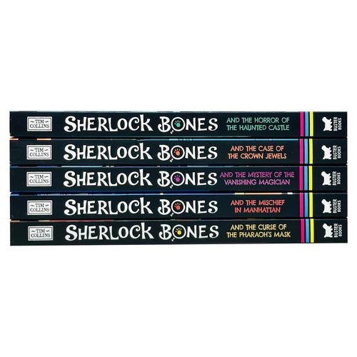 Sherlock Bones and the Curse of the Pharaoh's Mask paperback cover, book 2 in the Adventures of Sherlock Bones series