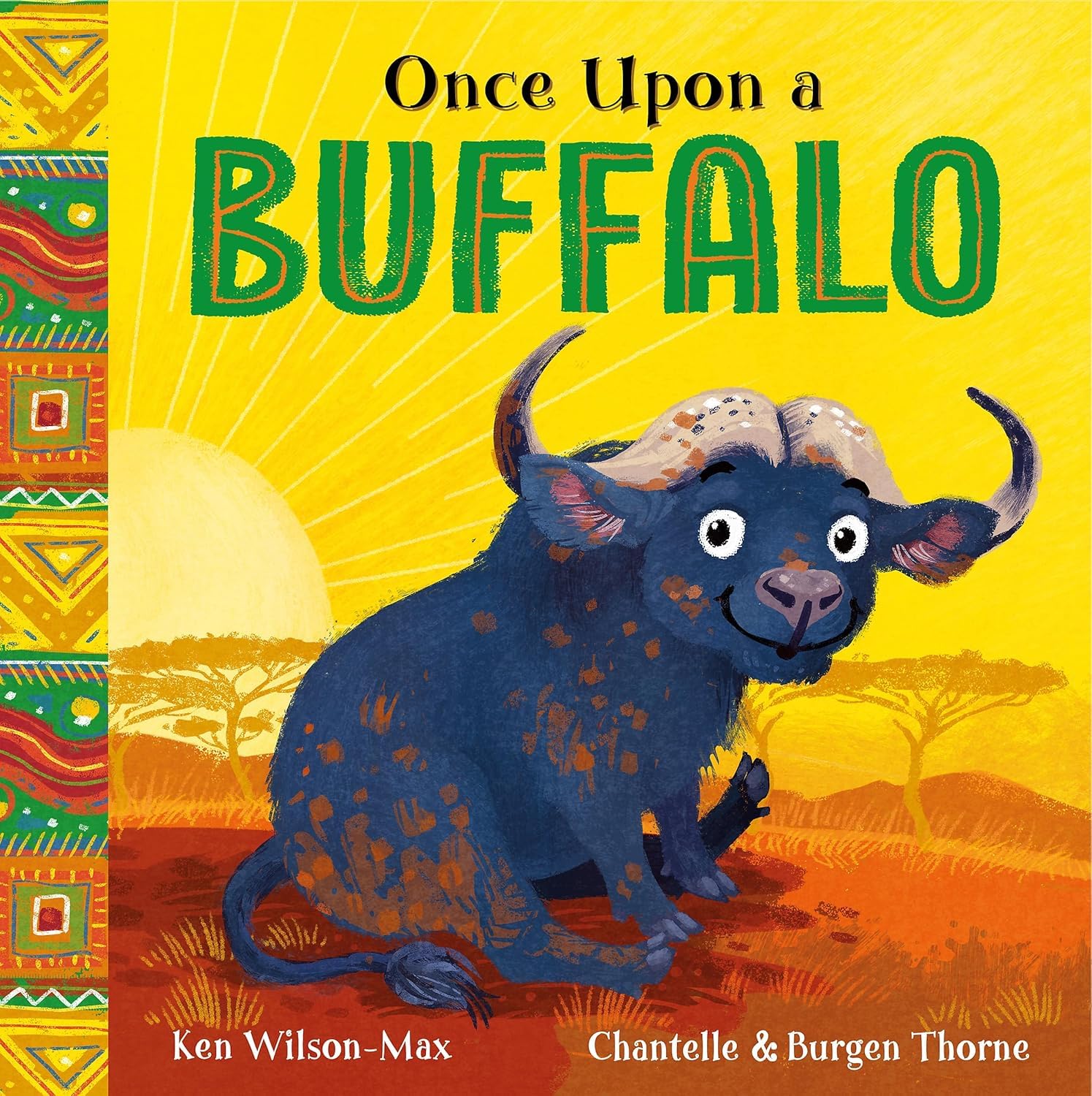 Once Upon a Lion paperback front cover from the African Stories: Once Upon Animals series