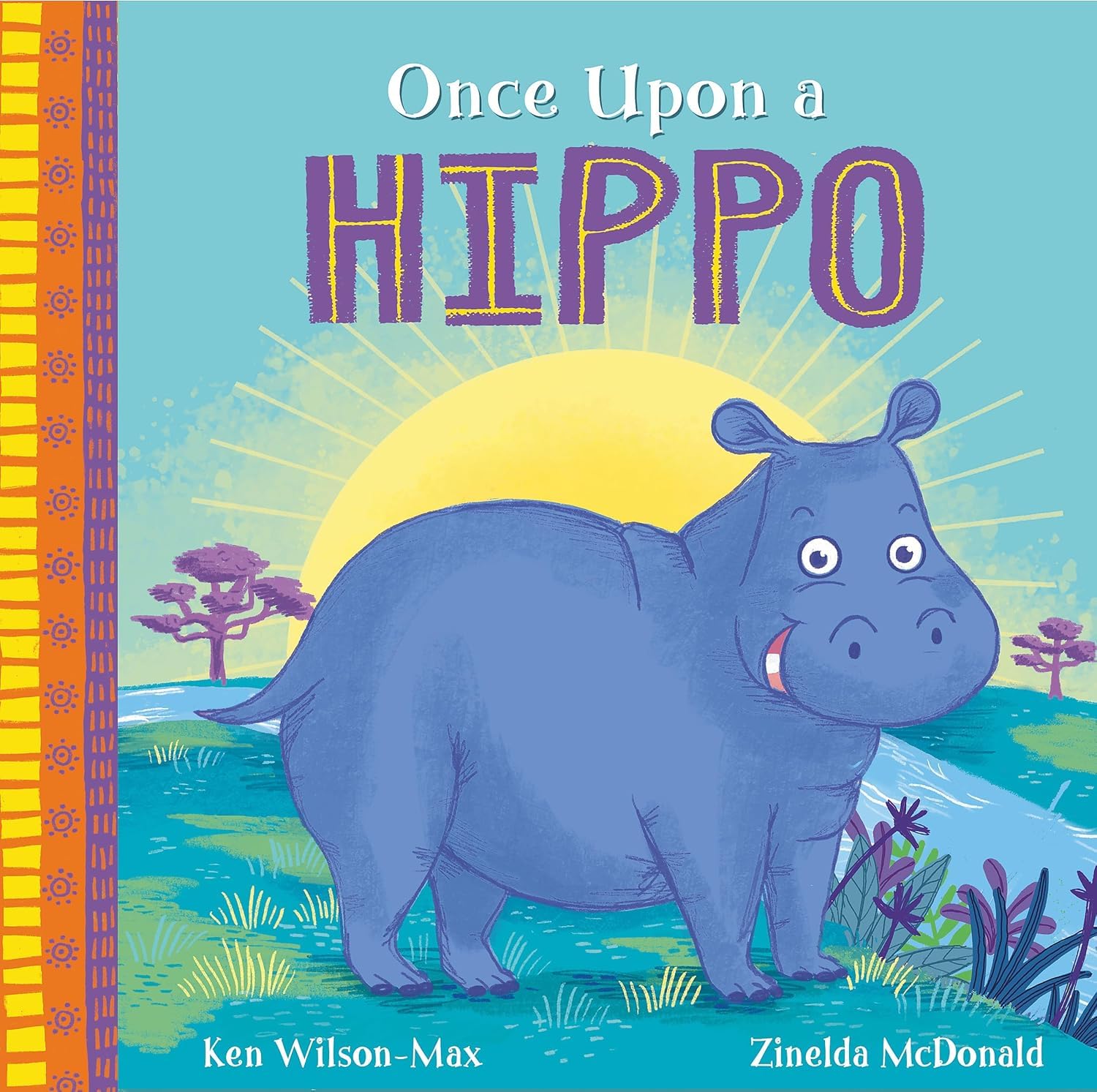 Once Upon a Hippo and Once Upon a Buffalo paperback covers from the African Stories series