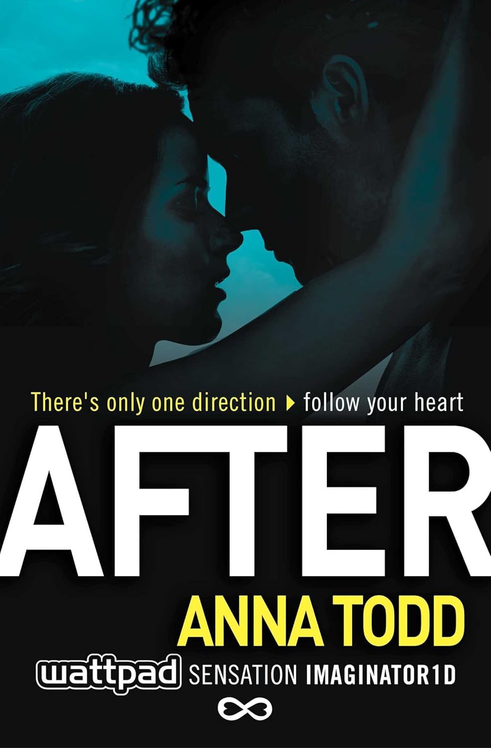 Paperback cover photo showing one of the seven books in the Anna Todd collection set