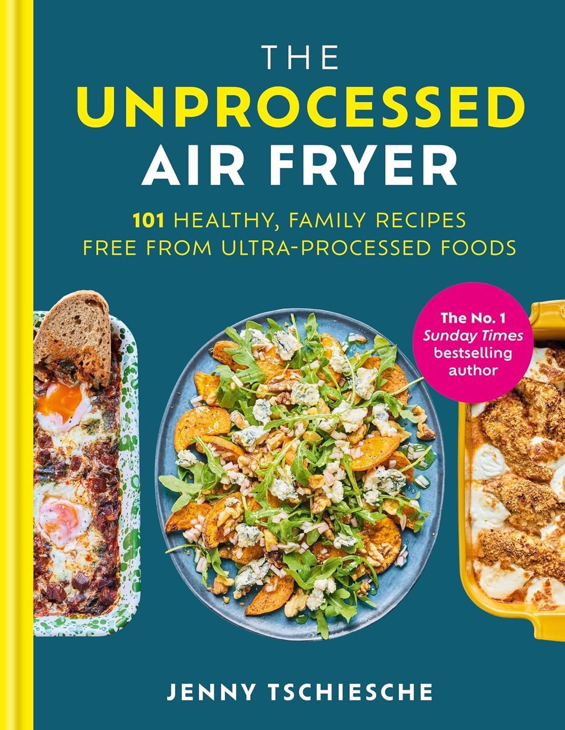 The Green Air Fryer Cookbook by Denise Smart paperback cover showing vegetarian and vegan air fryer recipes