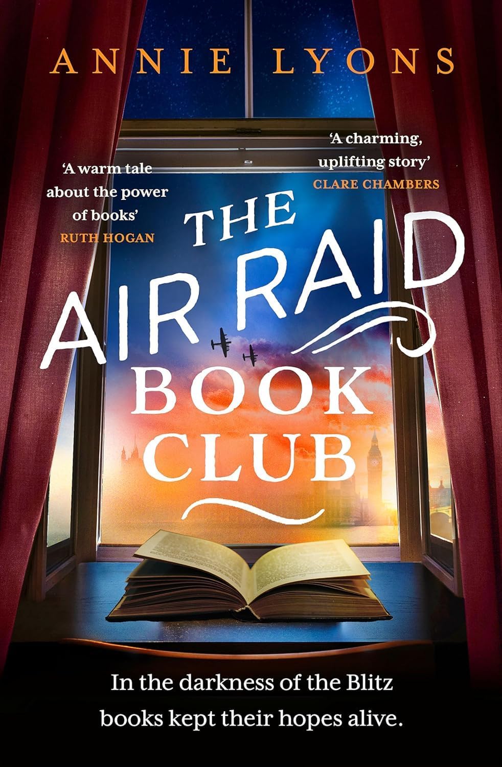 Back cover synopsis of The Air Raid Book Club and The Lost Bookshop paperback fiction collection