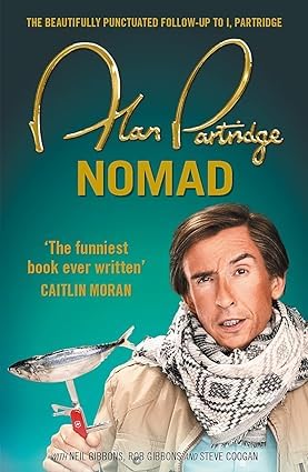 Close-up cover of Alan Partridge: Nomad paperback from the Steve Coogan 3-book set