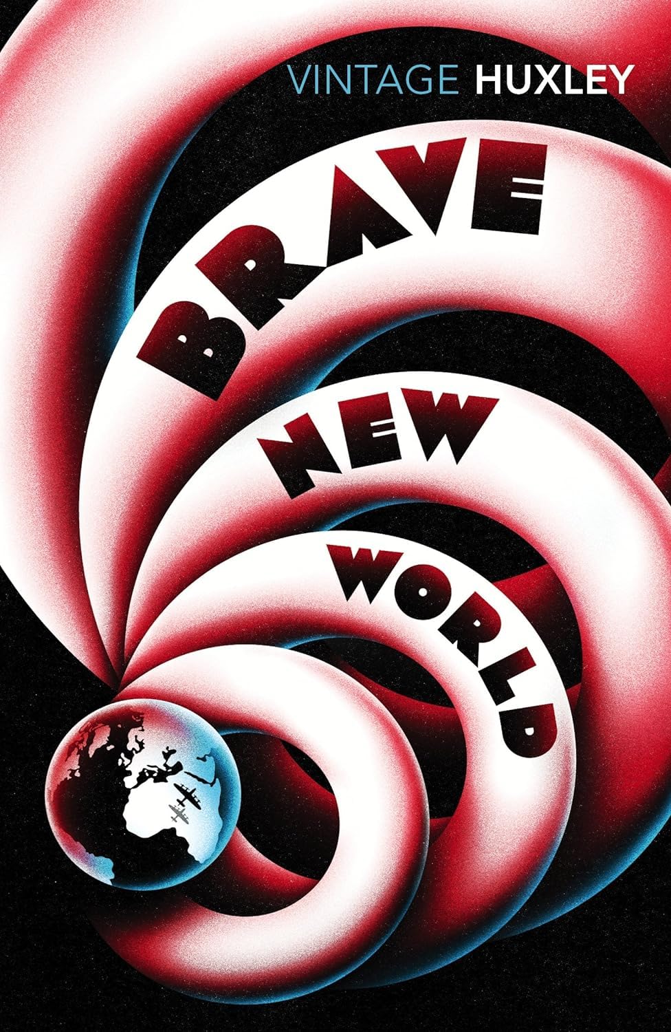 Back cover synopsis view of the Aldous Huxley paperback collection set