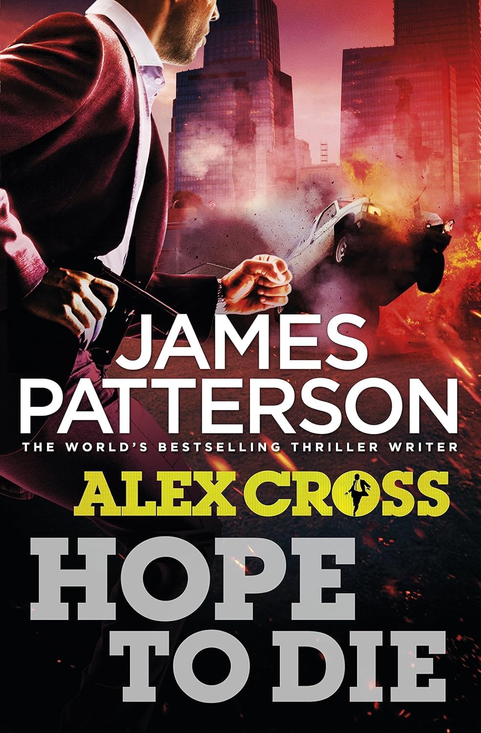 Close-up spine view of the Alex Cross Series 10 book paperback set by James Patterson, showing titles 22 through 31 lined up together.