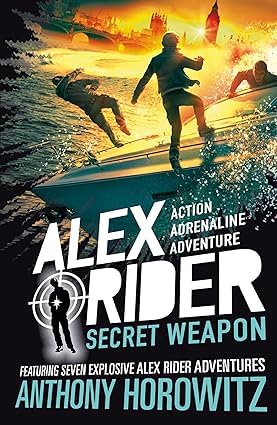 Alex Rider Secret Weapon paperback front cover, seven short stories by Anthony Horowitz