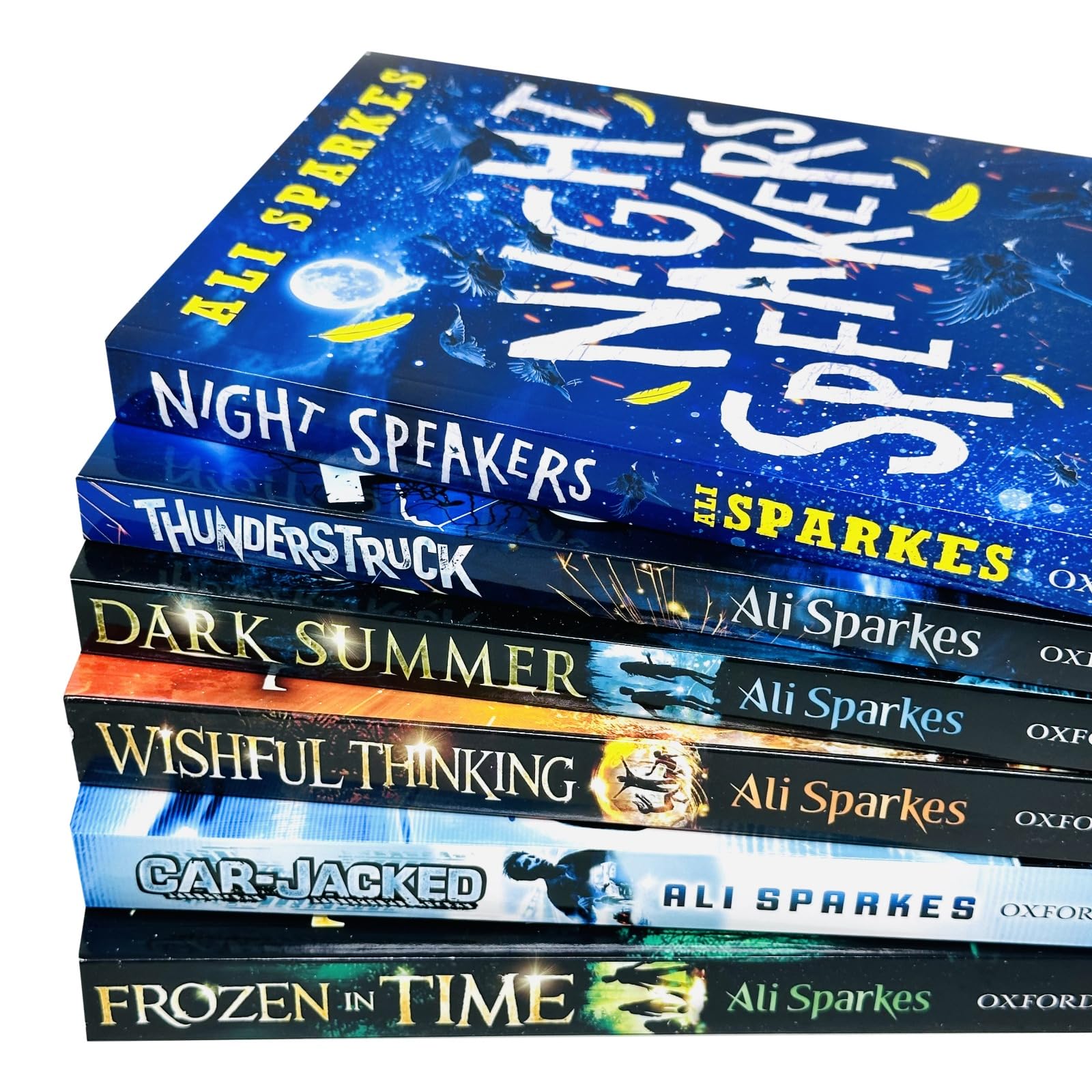 Close-up of the Wishful Thinking paperback cover from the Ali Sparkes 6 book collection