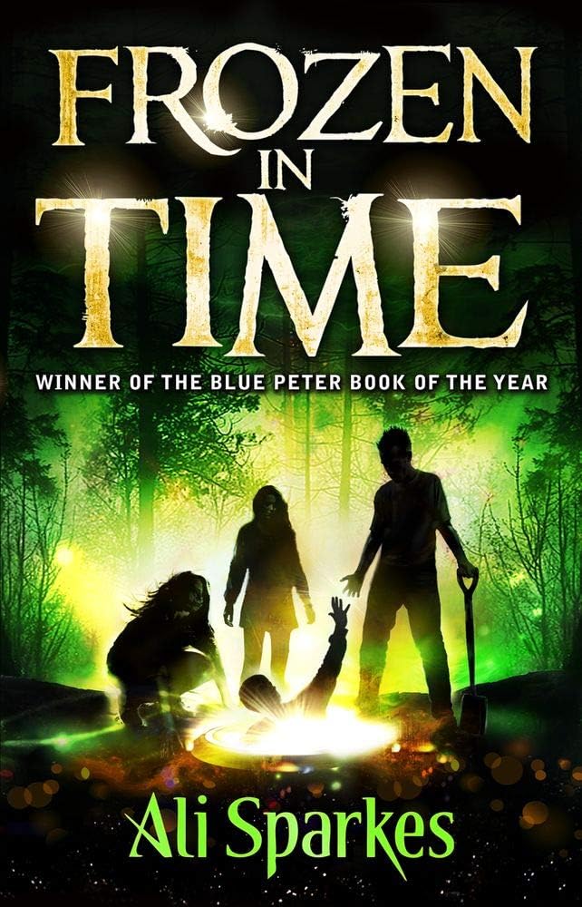 Close-up of the Dark Summer paperback cover from the Ali Sparkes 6 book collection
