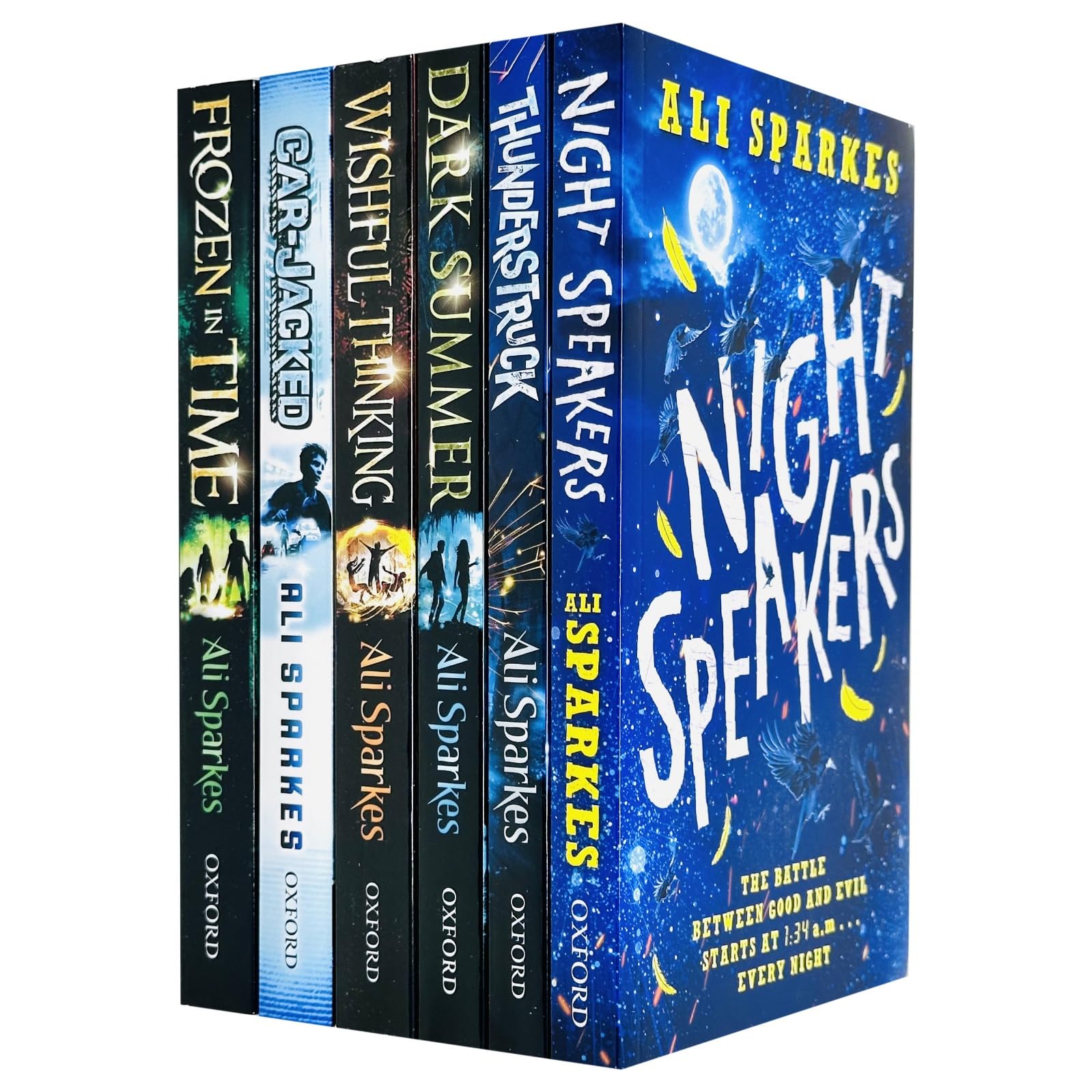 Front cover of the Ali Sparkes 6 Books Collection Set paperback, featuring Frozen in Time