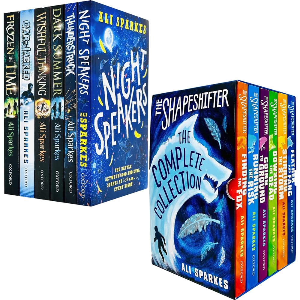 Ali Sparkes Collection full 12-book paperback set fanned out showing all titles