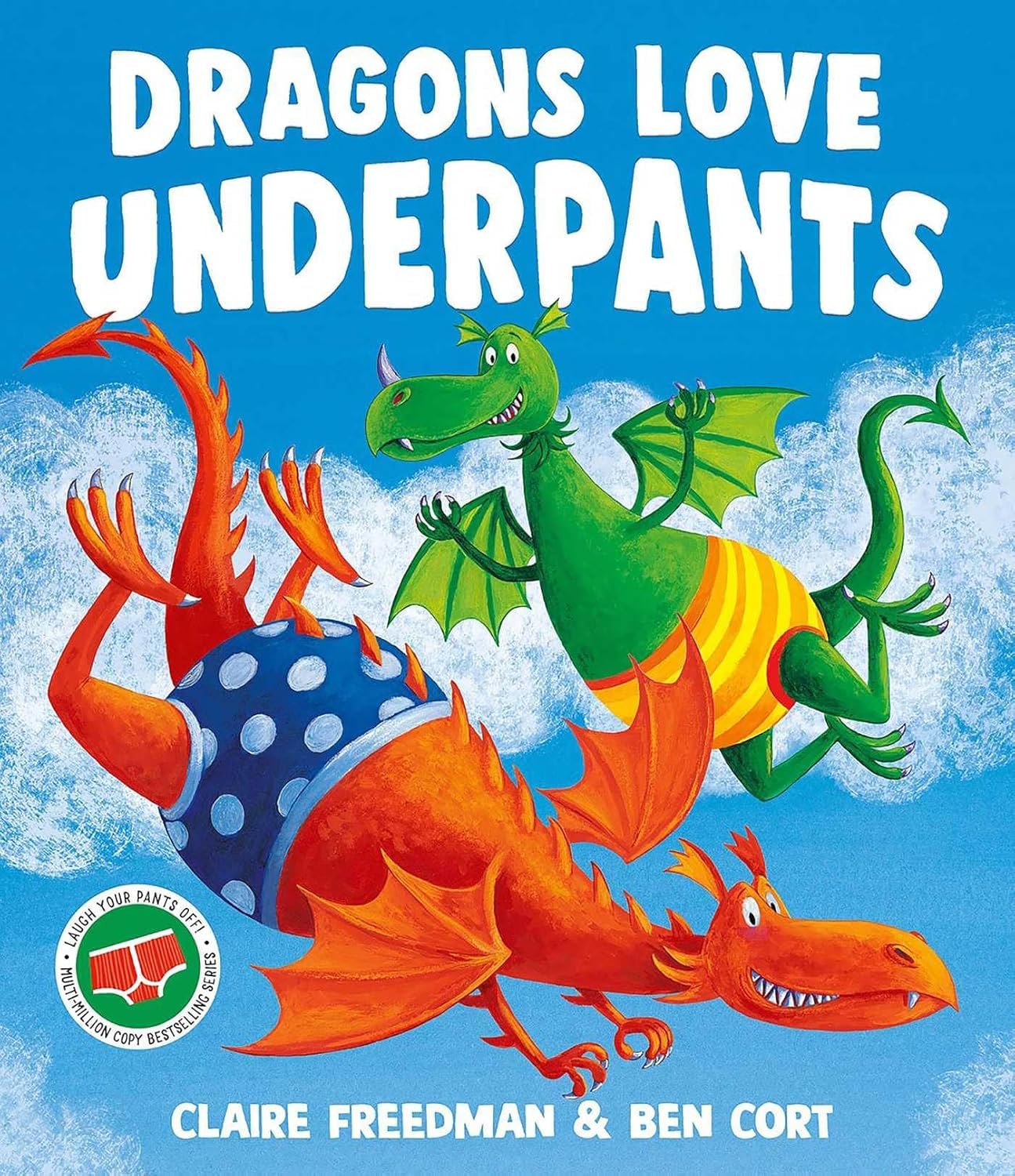 back cover artwork and blurb for the Aliens Love Underpants paperback