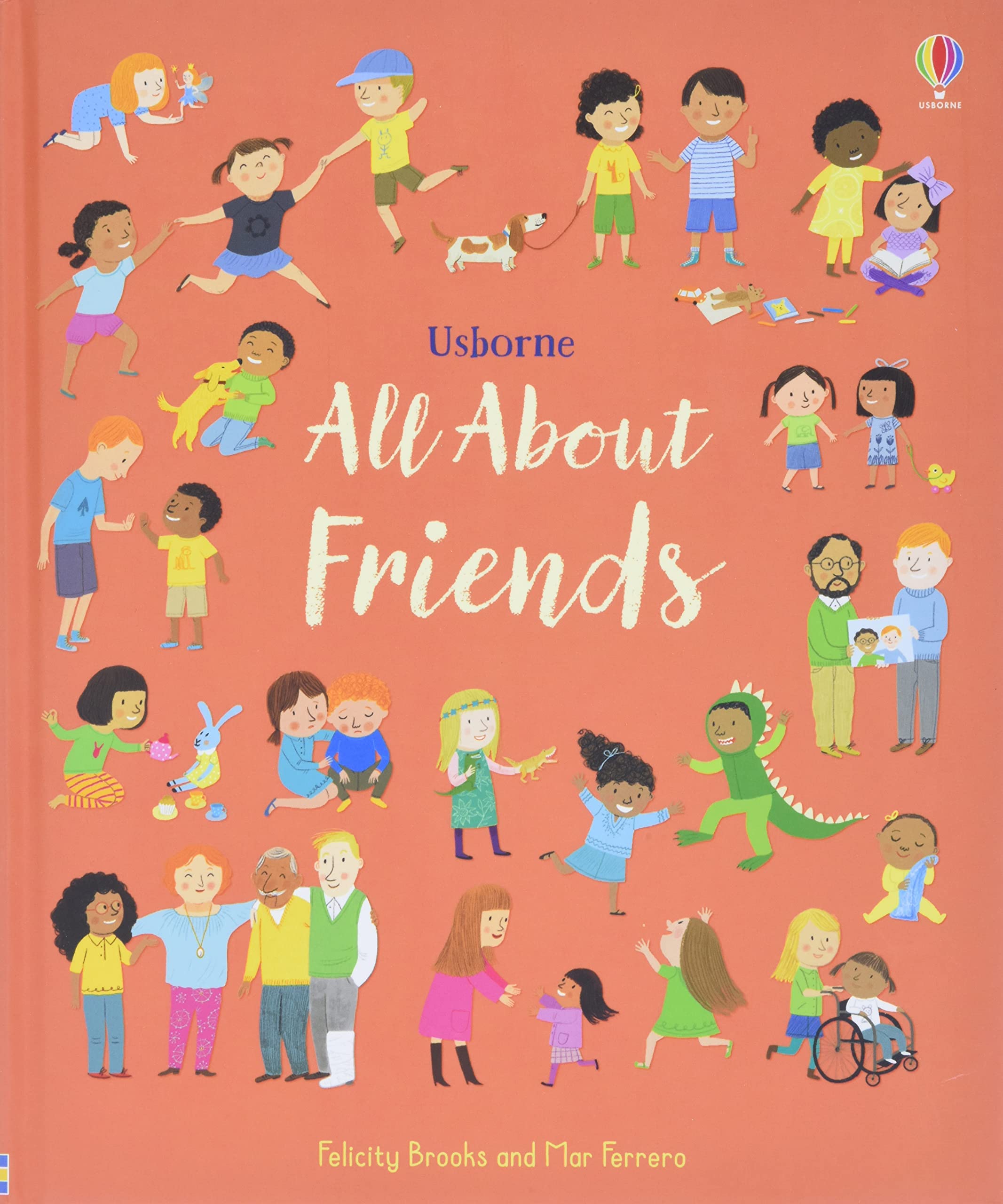 All About Feelings hardback book cover from the Felicity Brooks Usborne collection