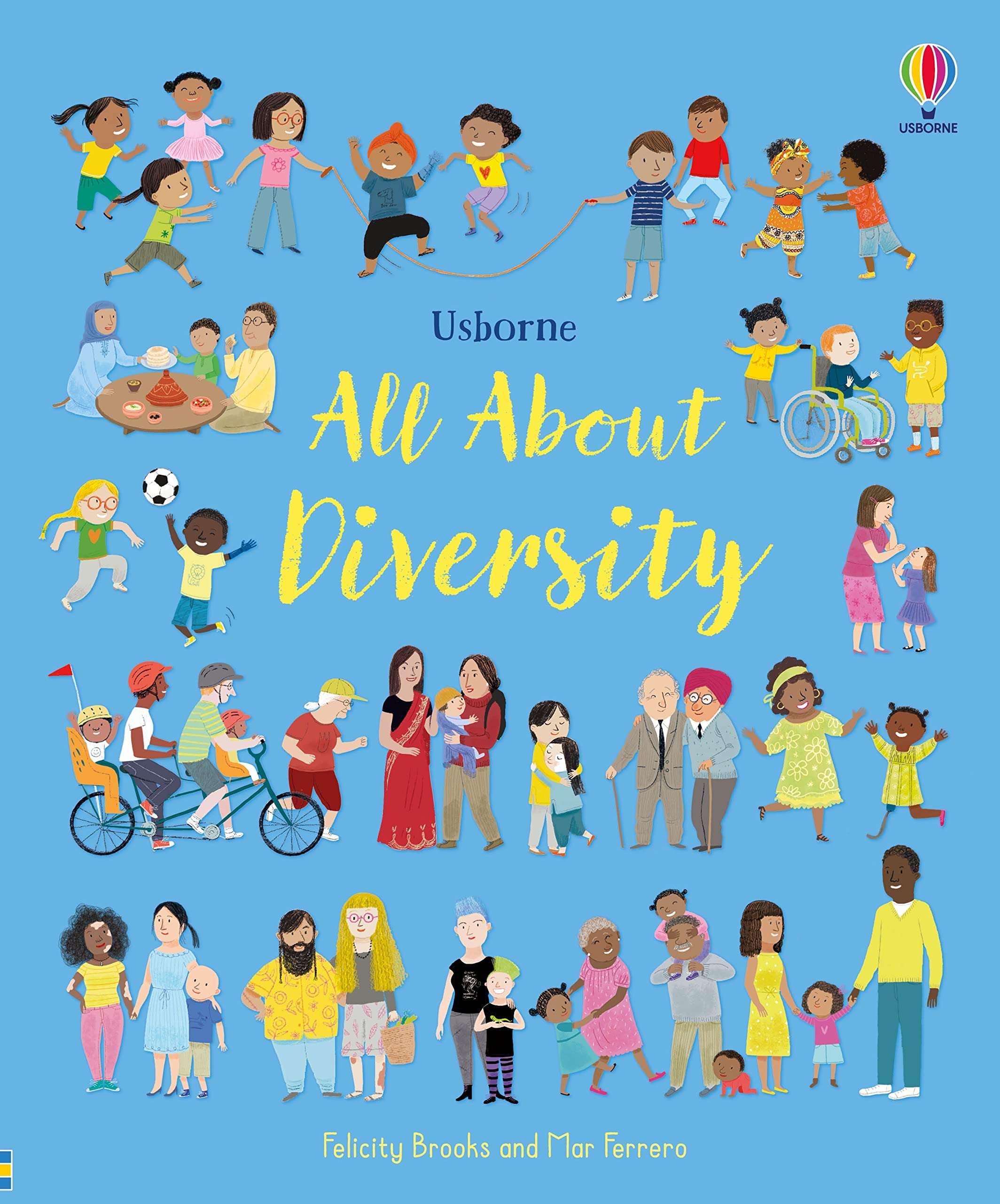 All About Diversity hardback book cover from the Felicity Brooks Usborne collection