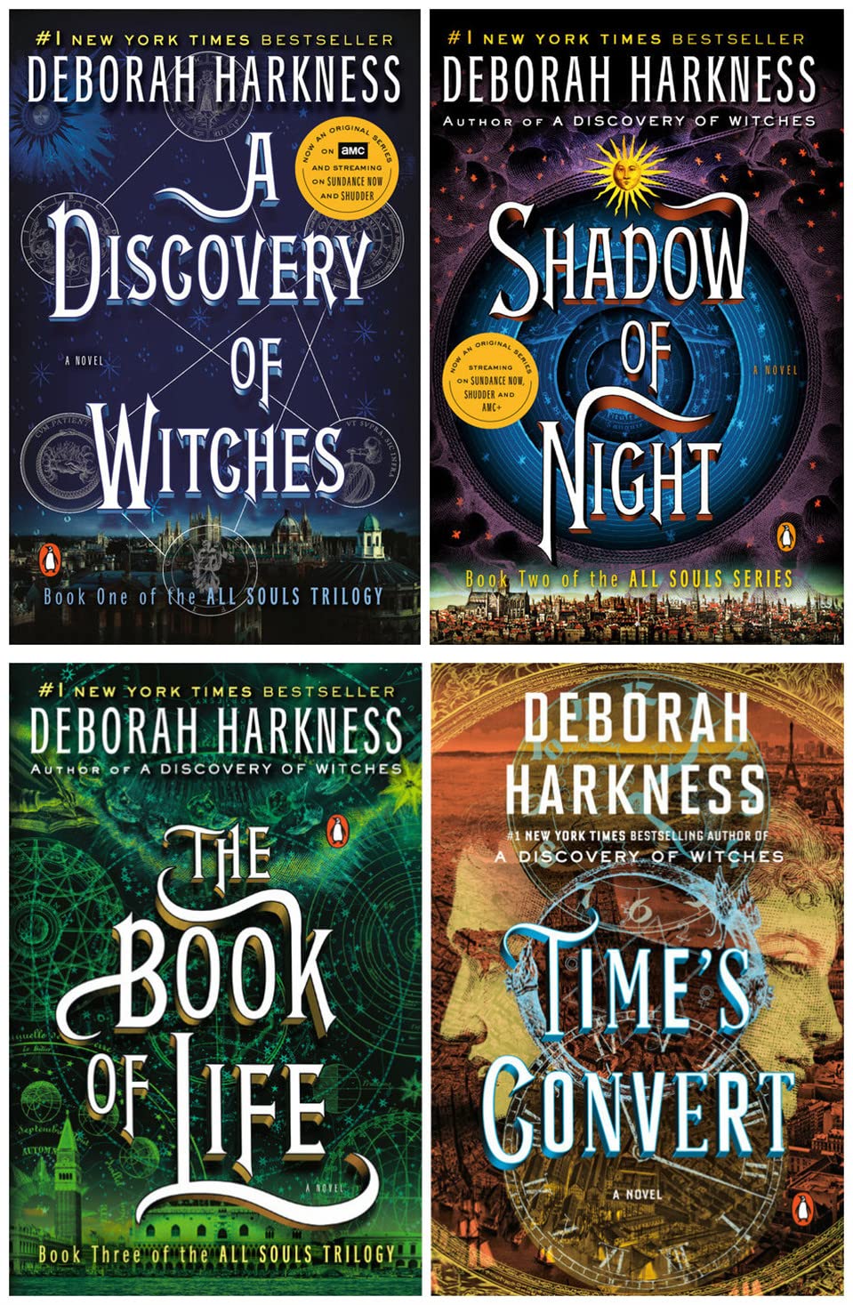 All Souls Series by Deborah Harkness 4 book paperback collection set - front cover