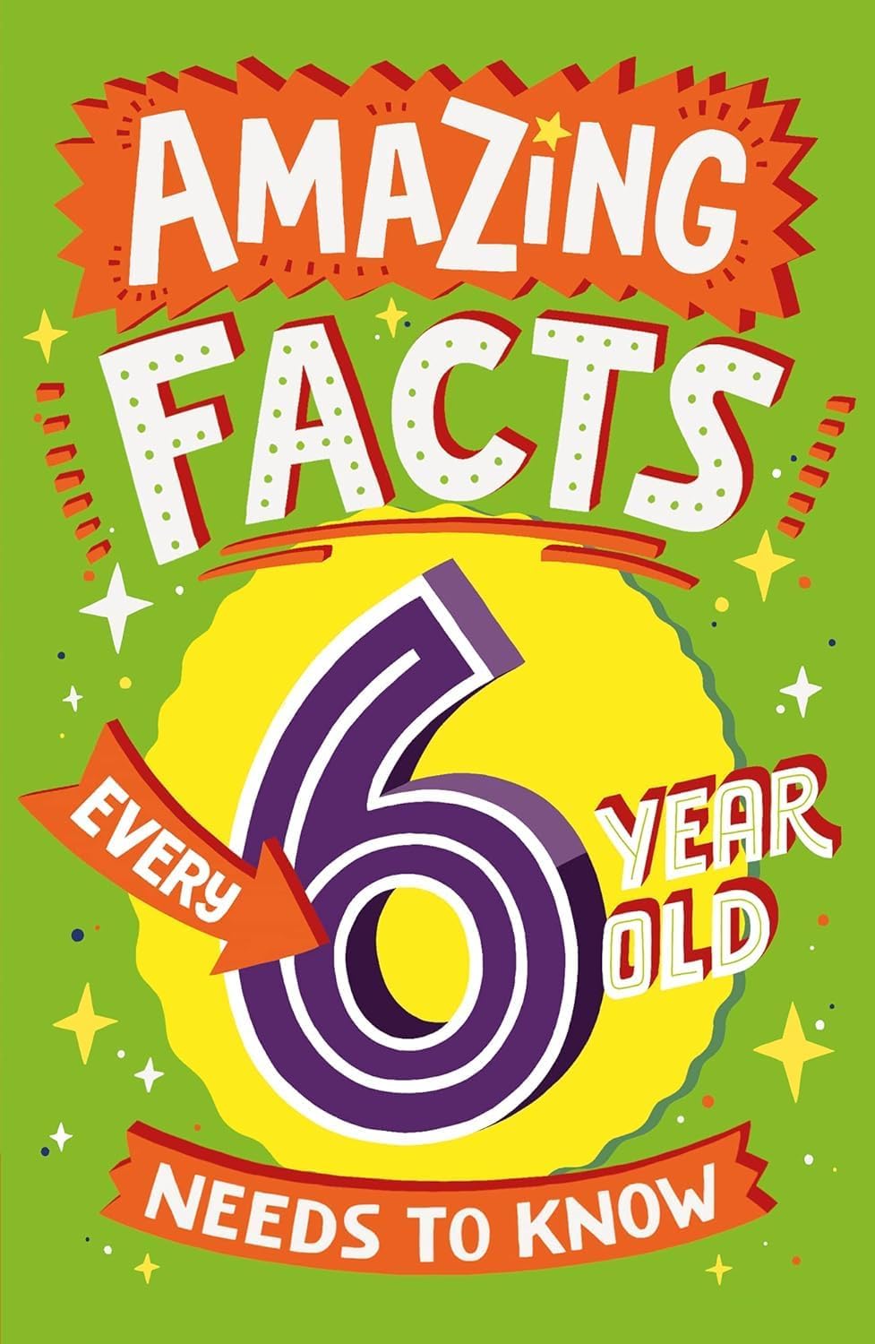 The five Amazing Facts paperbacks stacked together, showing the spines and full ages 6-10 collection