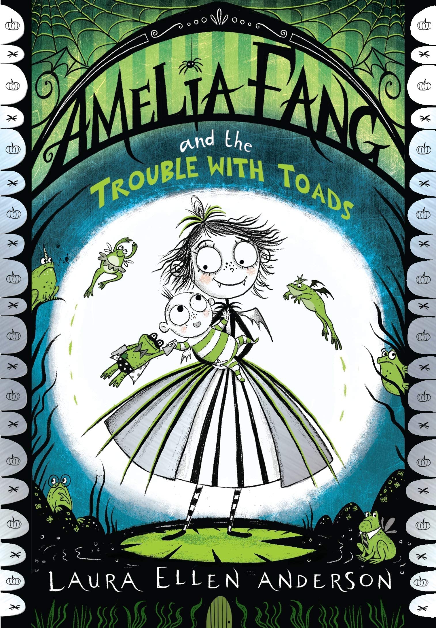Amelia Fang 7 Books Collection Set by Laura Ellen Anderson, paperback, close-up of cover artwork