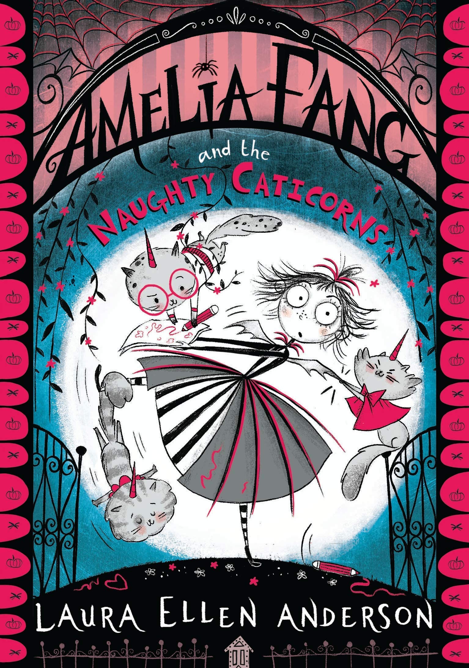 Amelia Fang 7 Books Collection Set by Laura Ellen Anderson, paperback, another title cover close-up
