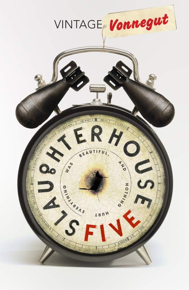American Classics 3-book paperback collection set — inside page spread sample from the paperback set — Fahrenheit 451, Slaughterhouse-Five, Catch-22 by Bradbury, Vonnegut & Heller