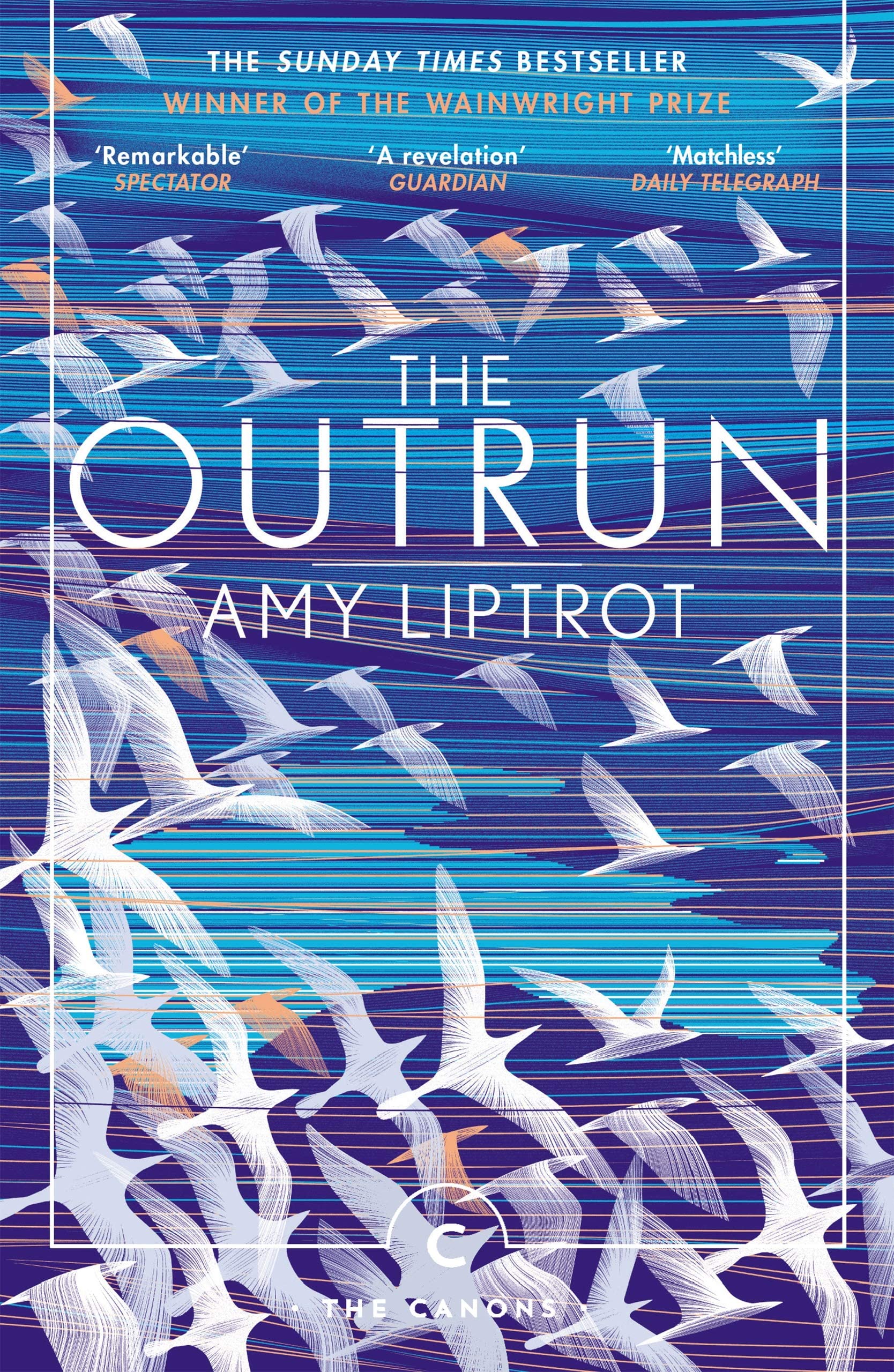 Both books in the Amy Liptrot collection, The Outrun and The Instant, displayed together side by side