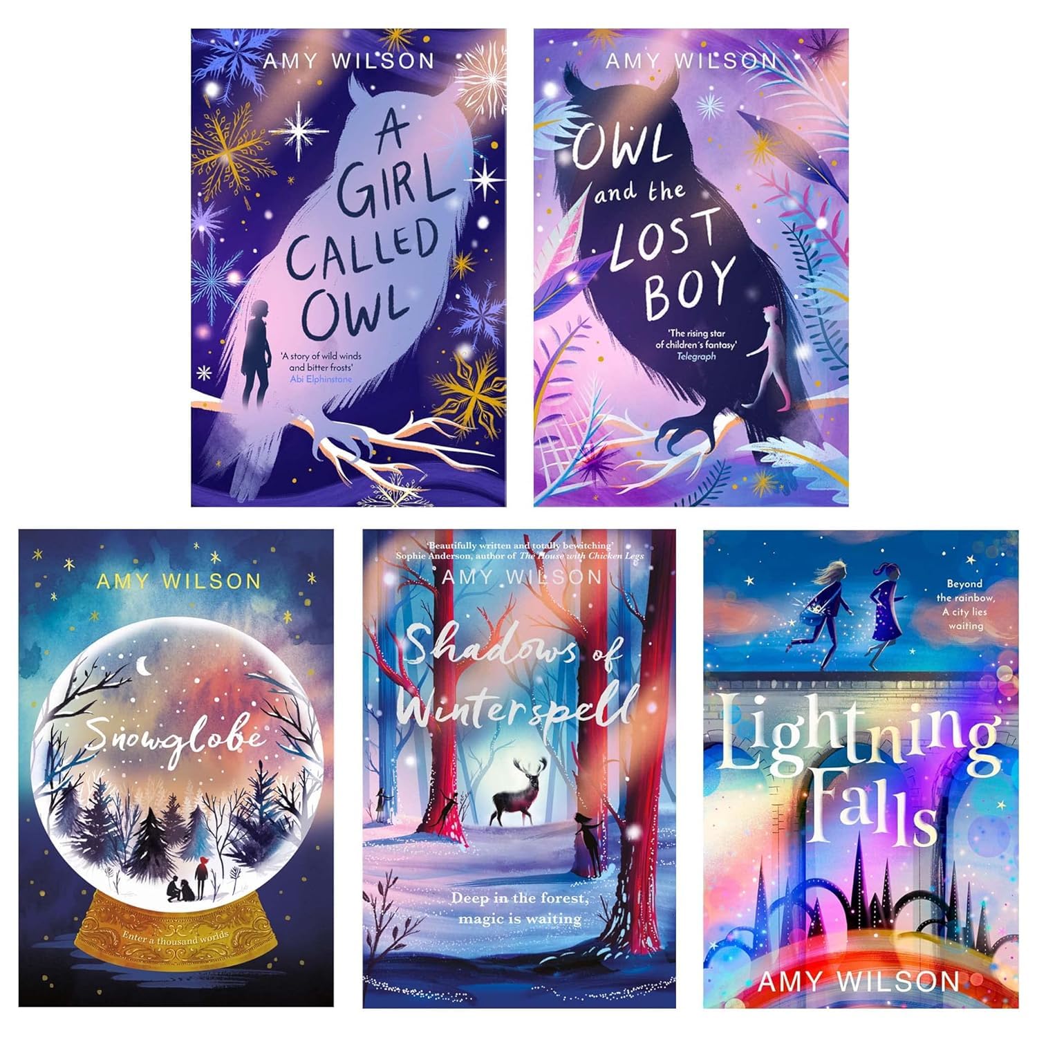 Amy Wilson 5 Books Collection Set paperback front cover artwork
