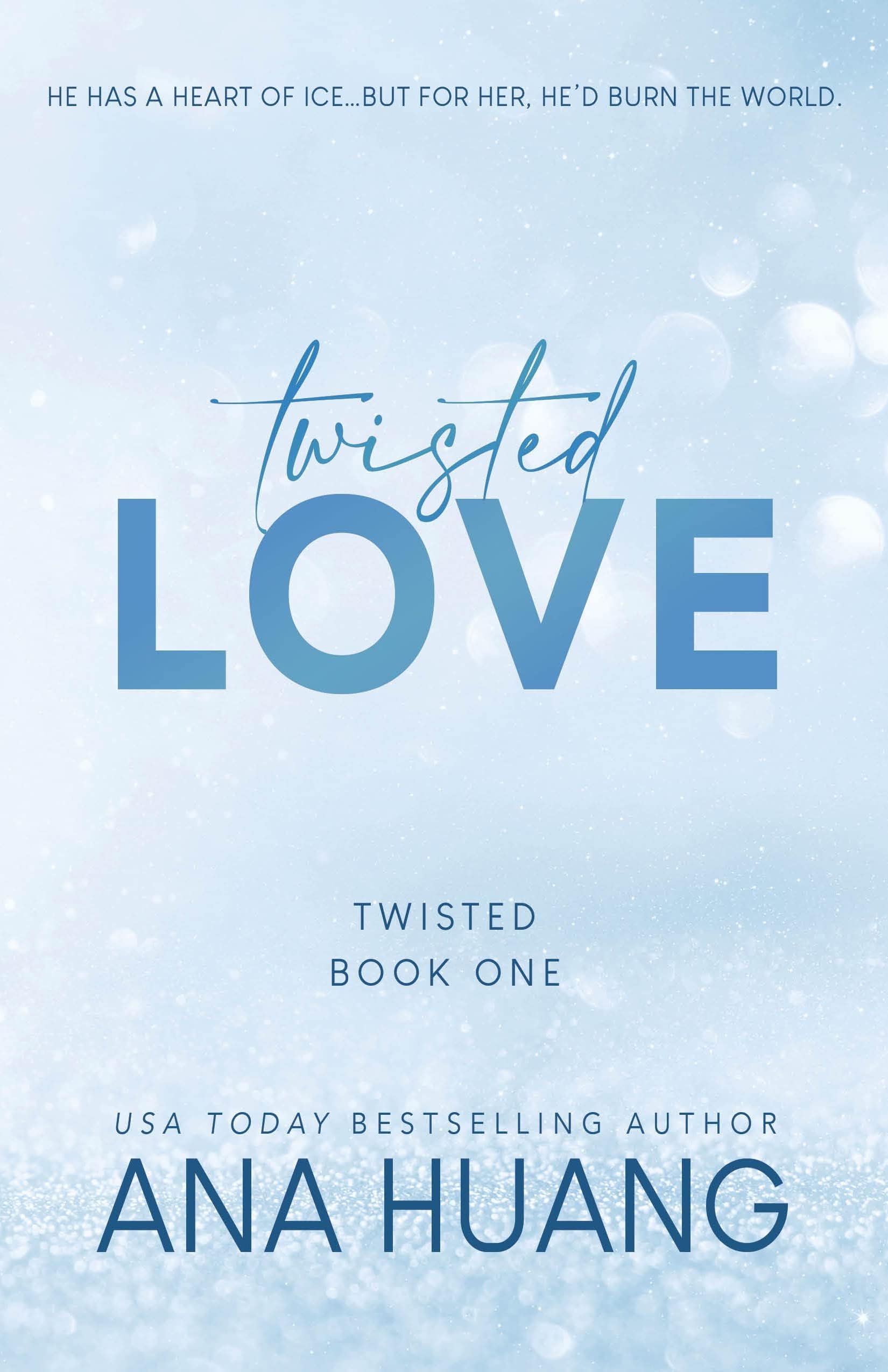 Twisted Love and Twisted Games paperback covers by Ana Huang shown together