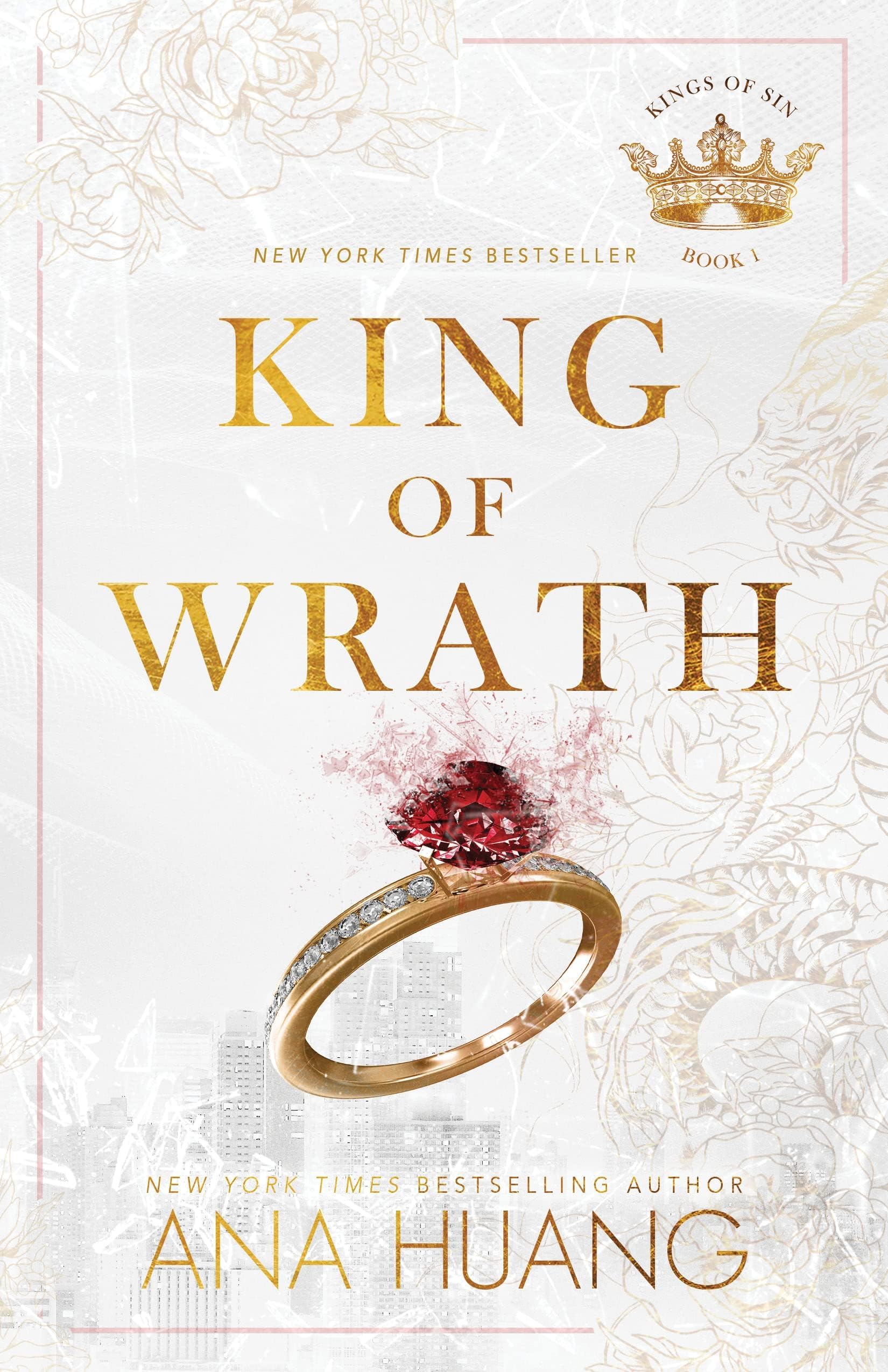 All six Ana Huang paperback novels fanned out showing spines and covers