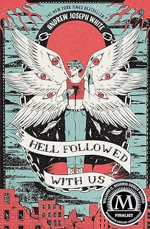 Close-up of the Andrew Joseph White YA horror collection paperback covers stacked together