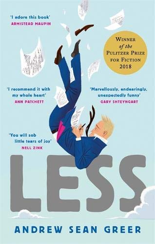 Andrew Sean Greer 3 Books Collection Set paperbacks fanned out on a wooden surface showing all three novel covers