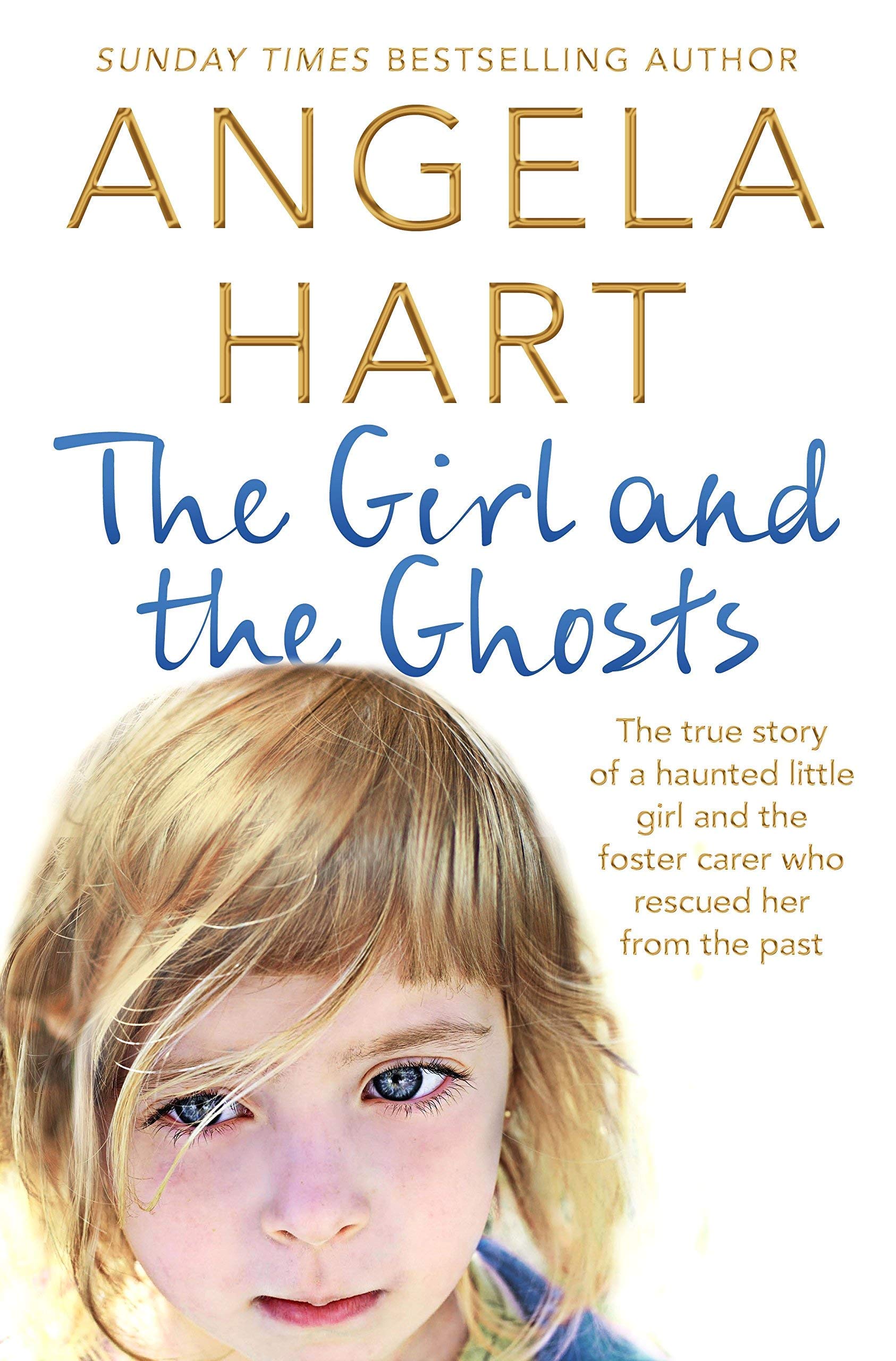 Back cover view of an Angela Hart Tales of Life as a Foster Carer paperback, showing blurb text and Bluebird publisher branding.