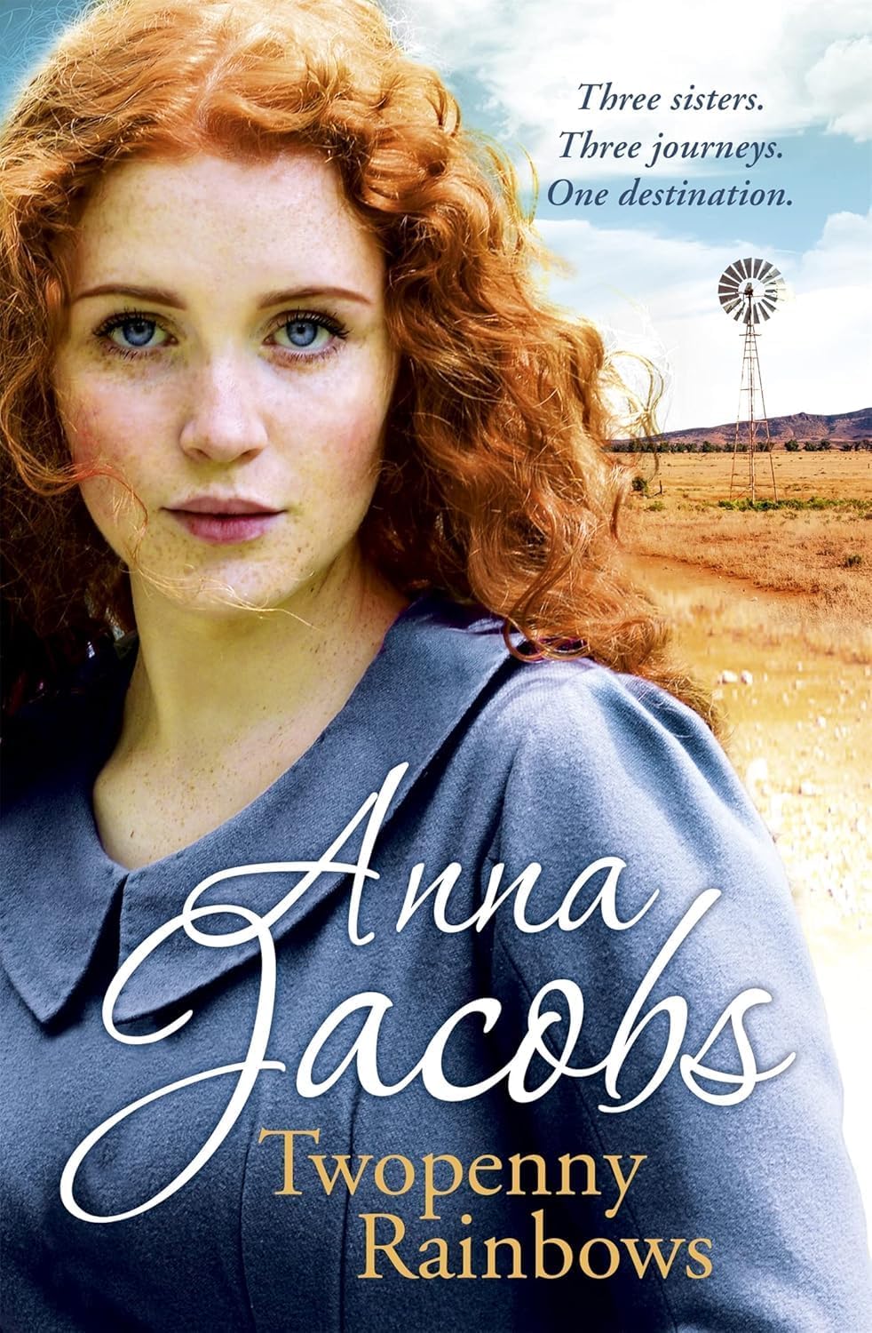 Anna Jacobs 12 book paperback collection set stacked showing spines of all titles in the bundle