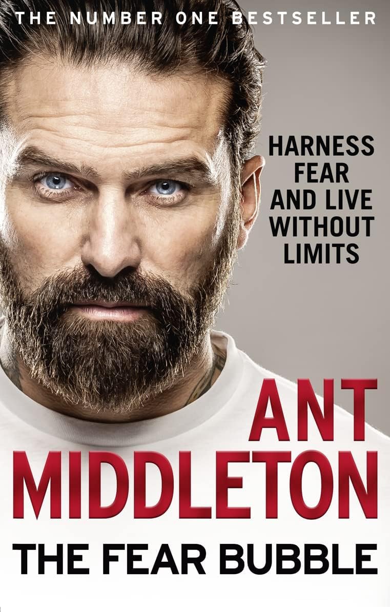 Inside page spread sample from First Man In and The Fear Bubble by Ant Middleton