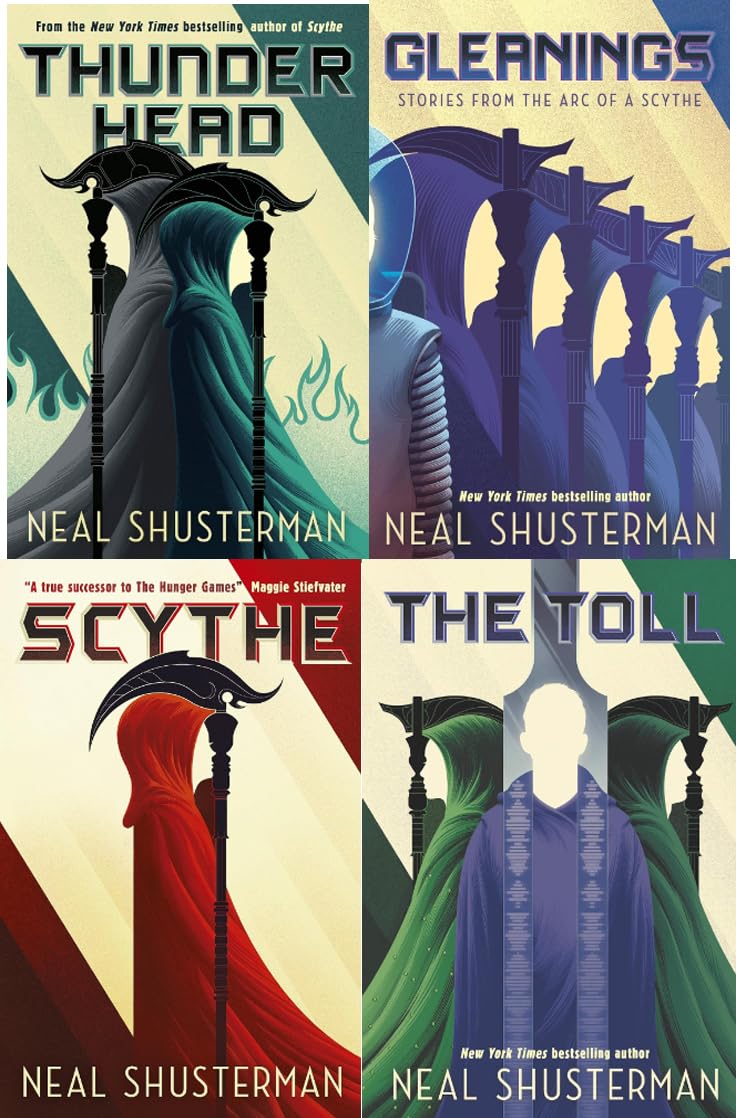 Arc of a Scythe 4 Books Collection Set by Neal Shusterman paperback - front cover of Scythe